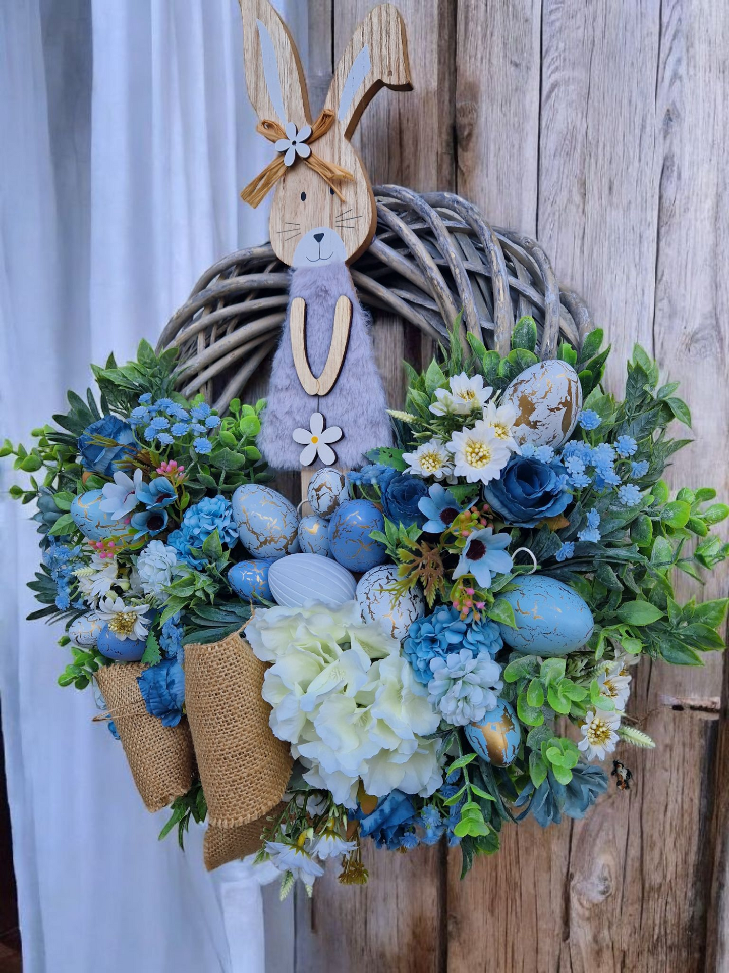 Easter door wreath