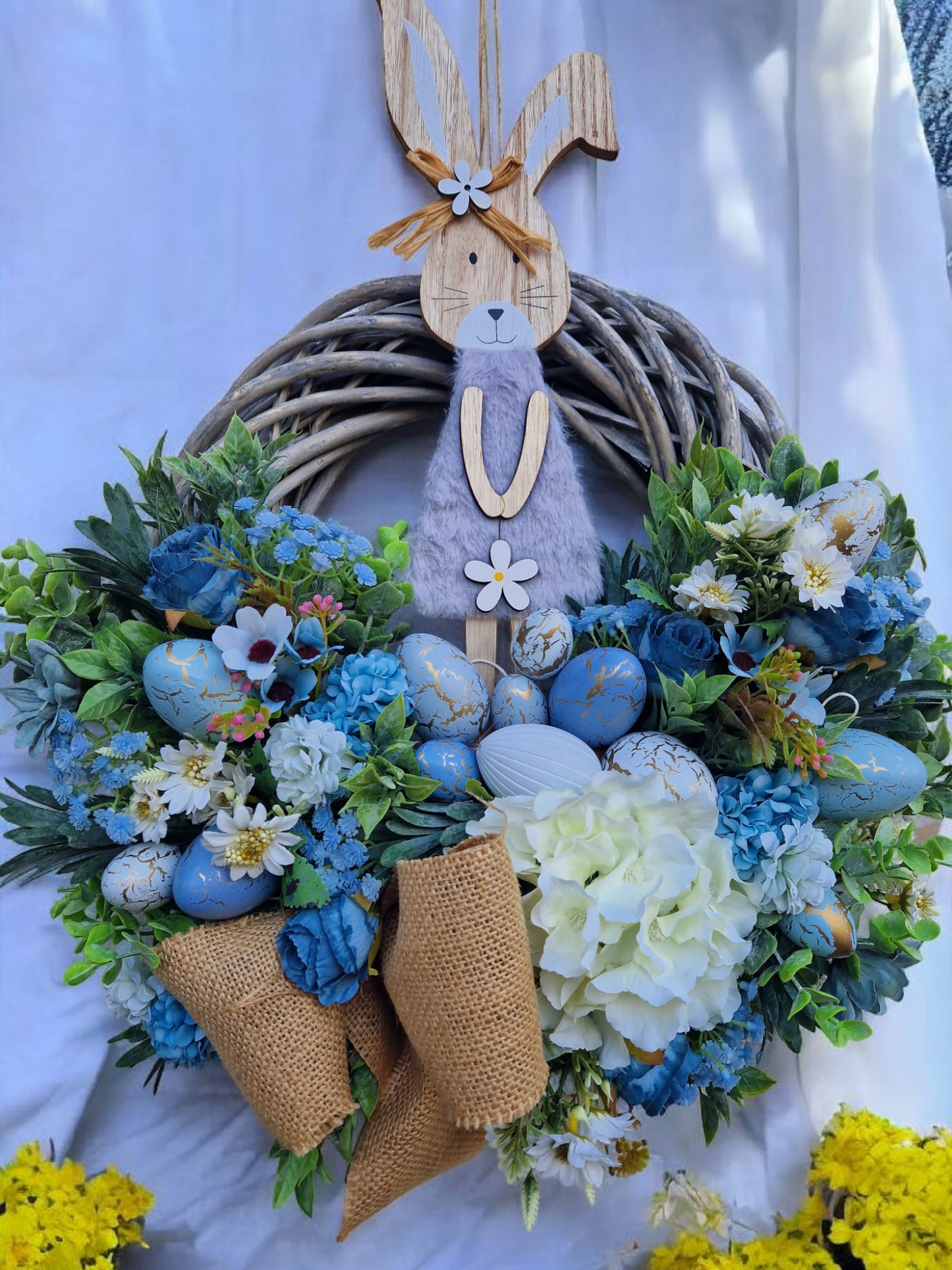 Easter door wreath