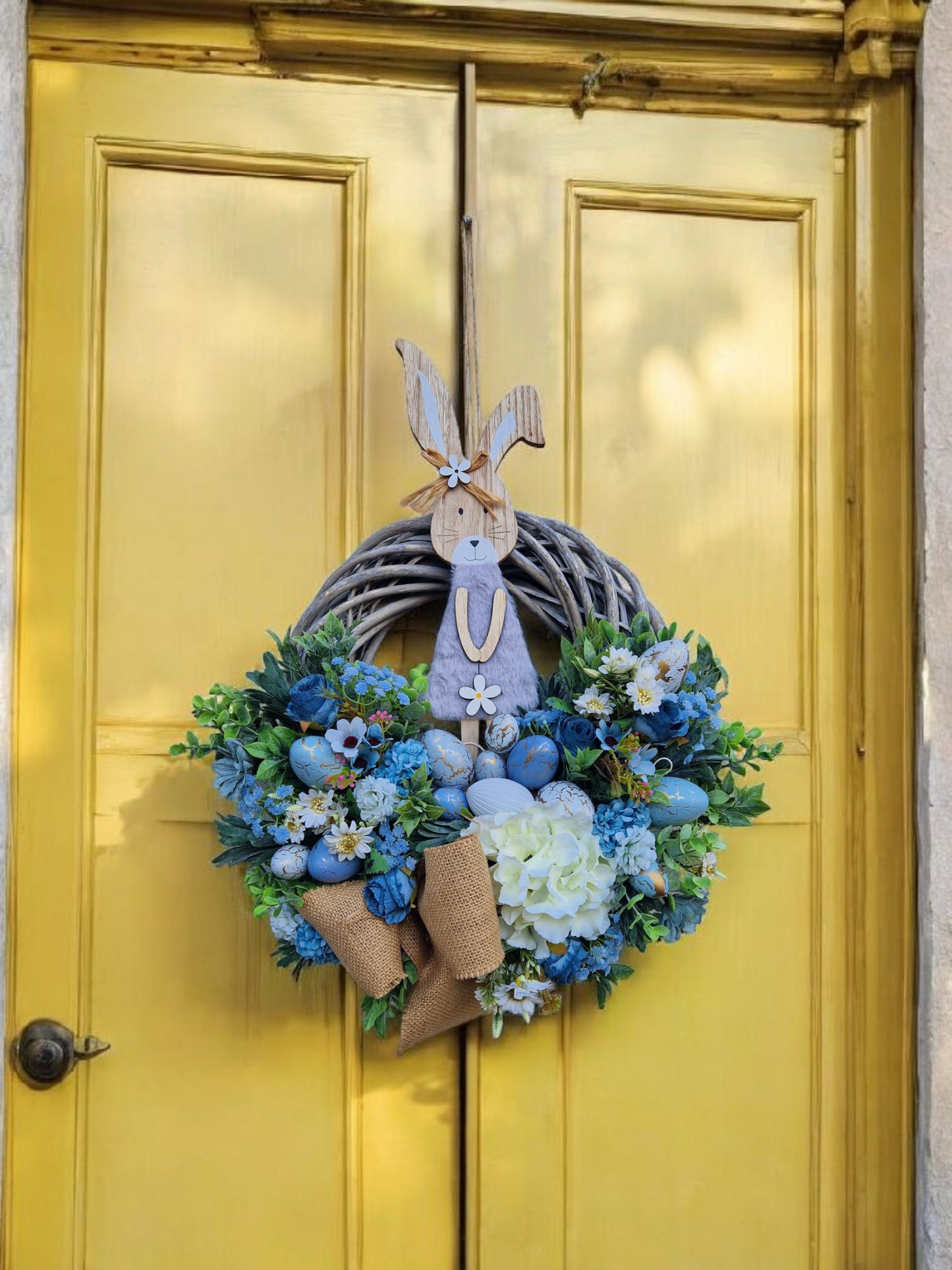 Easter door wreath