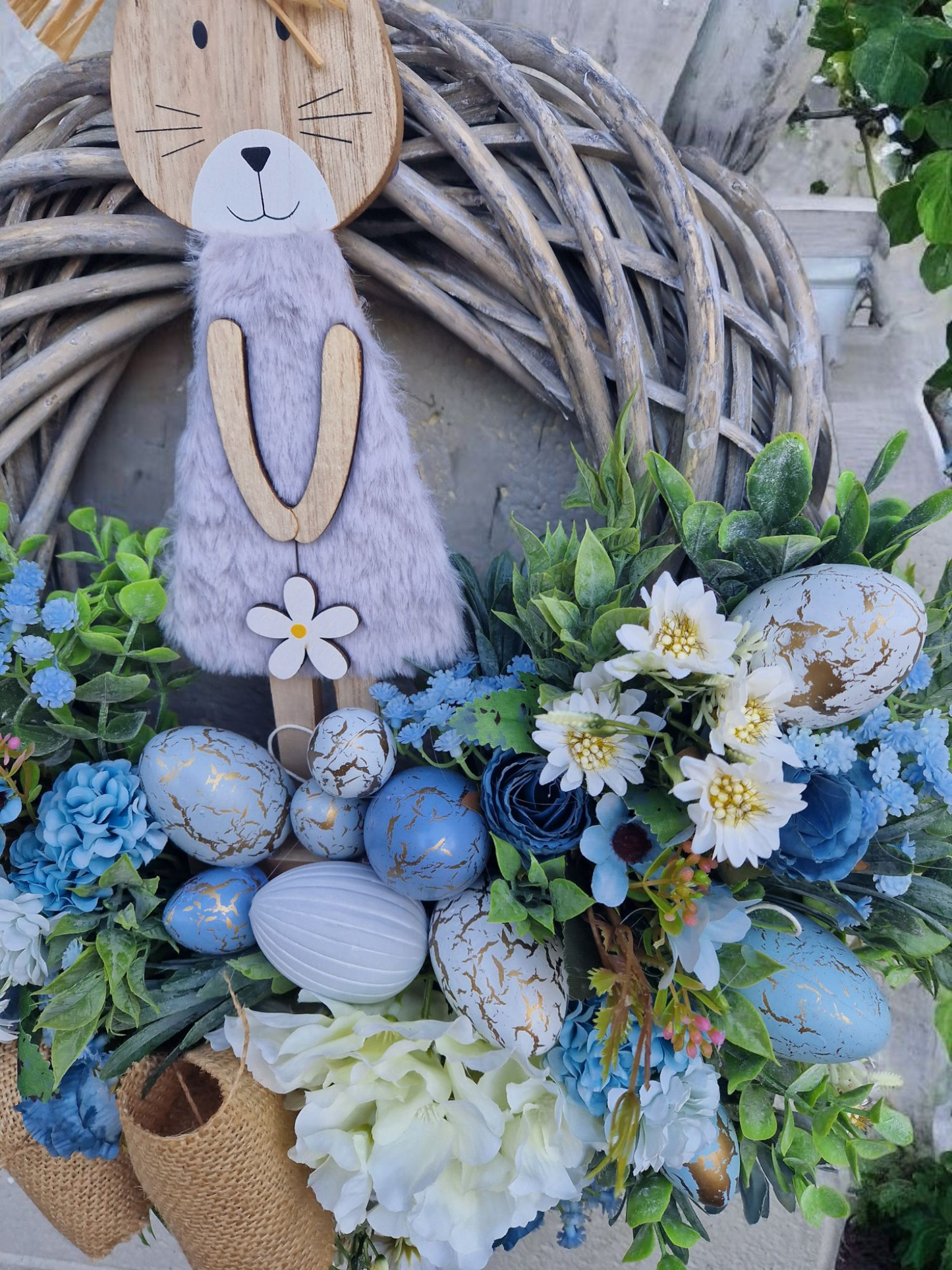 Easter door wreath