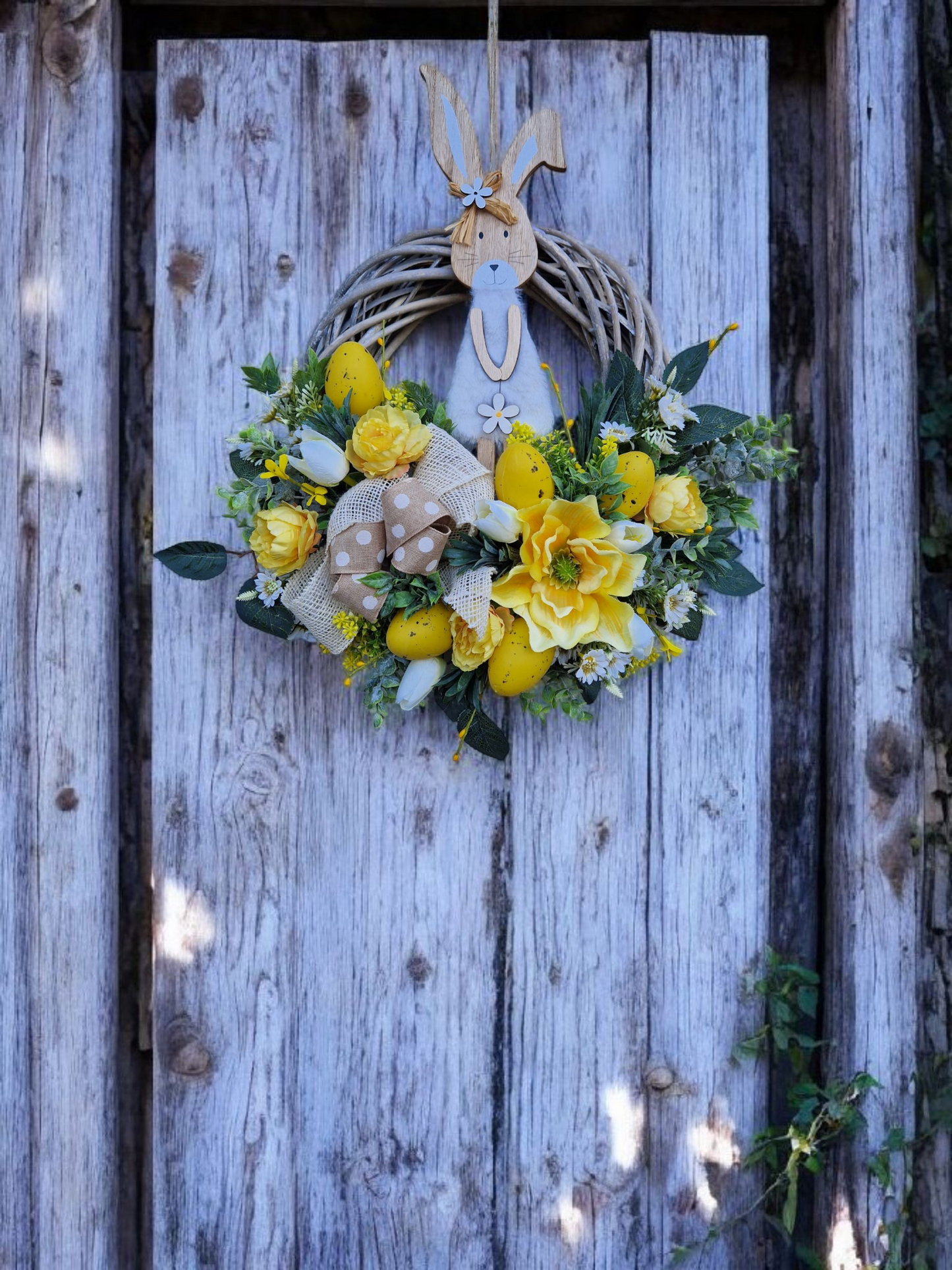 Easter door wreath