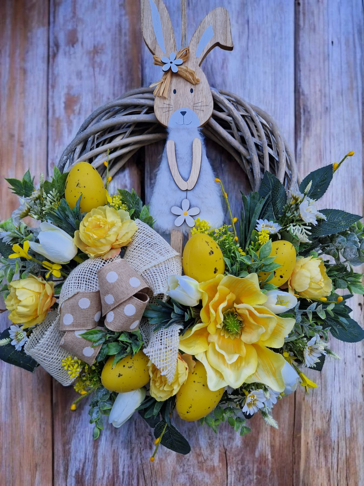Easter door wreath