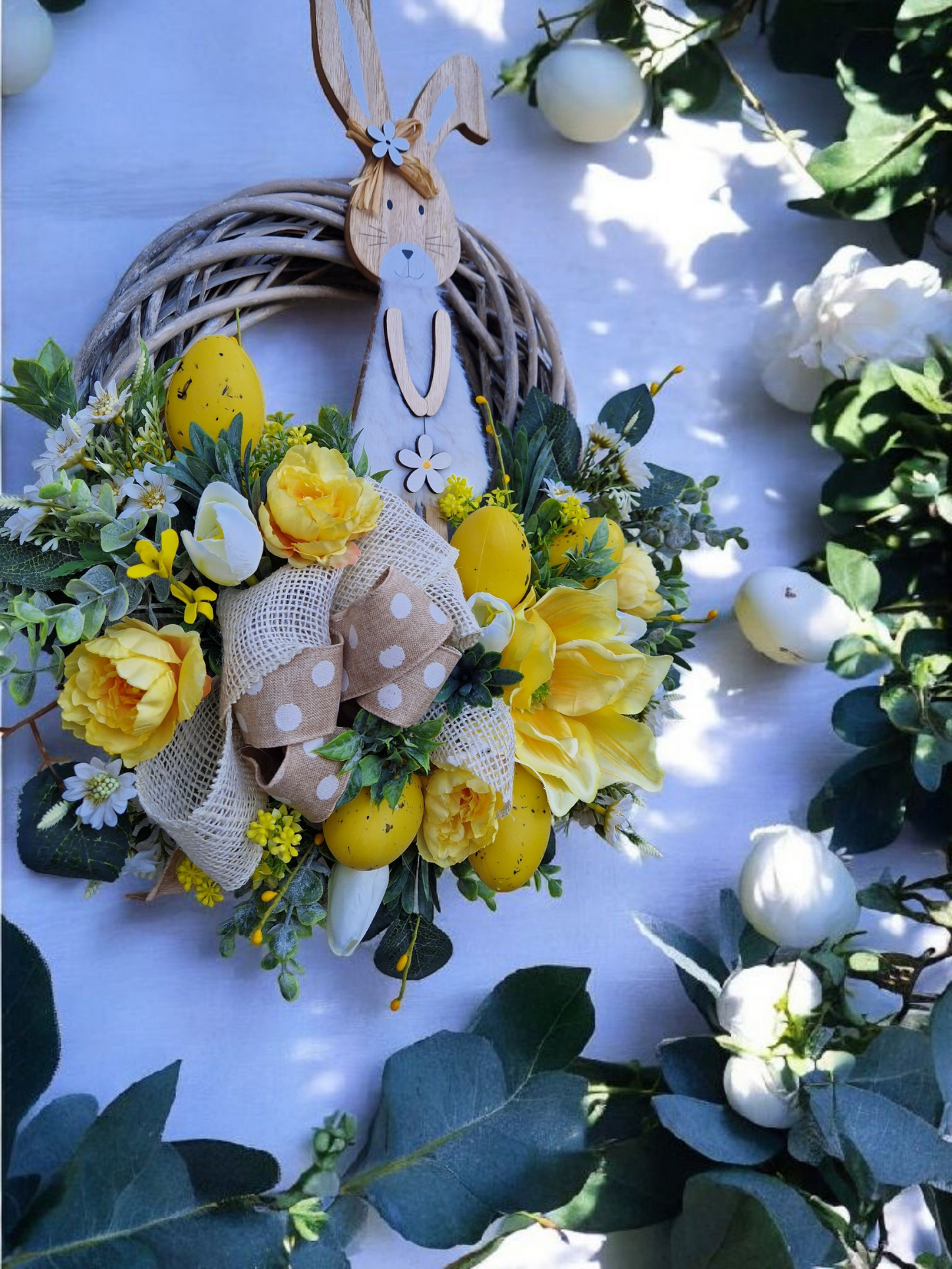 Easter door wreath