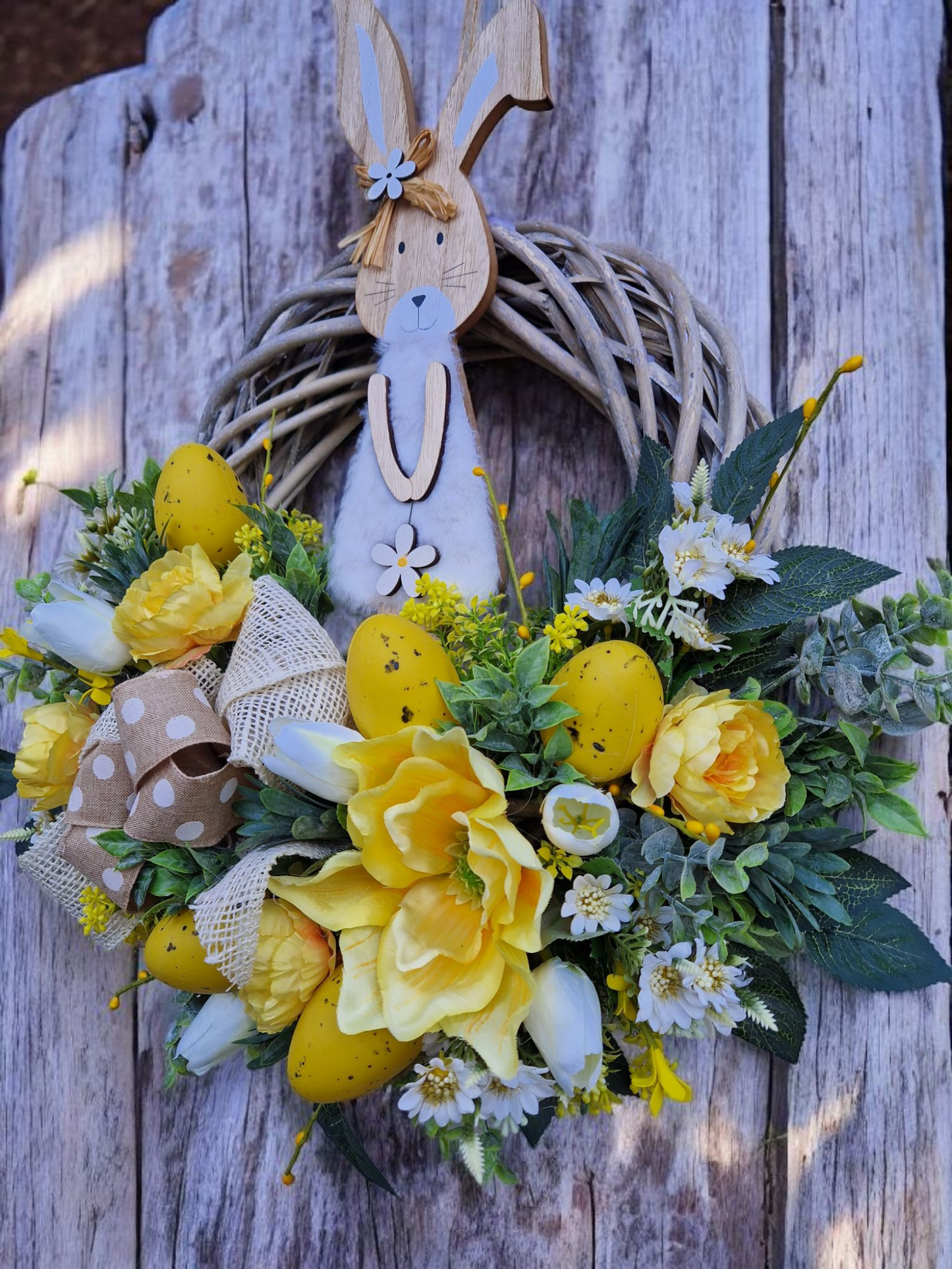 Easter door wreath