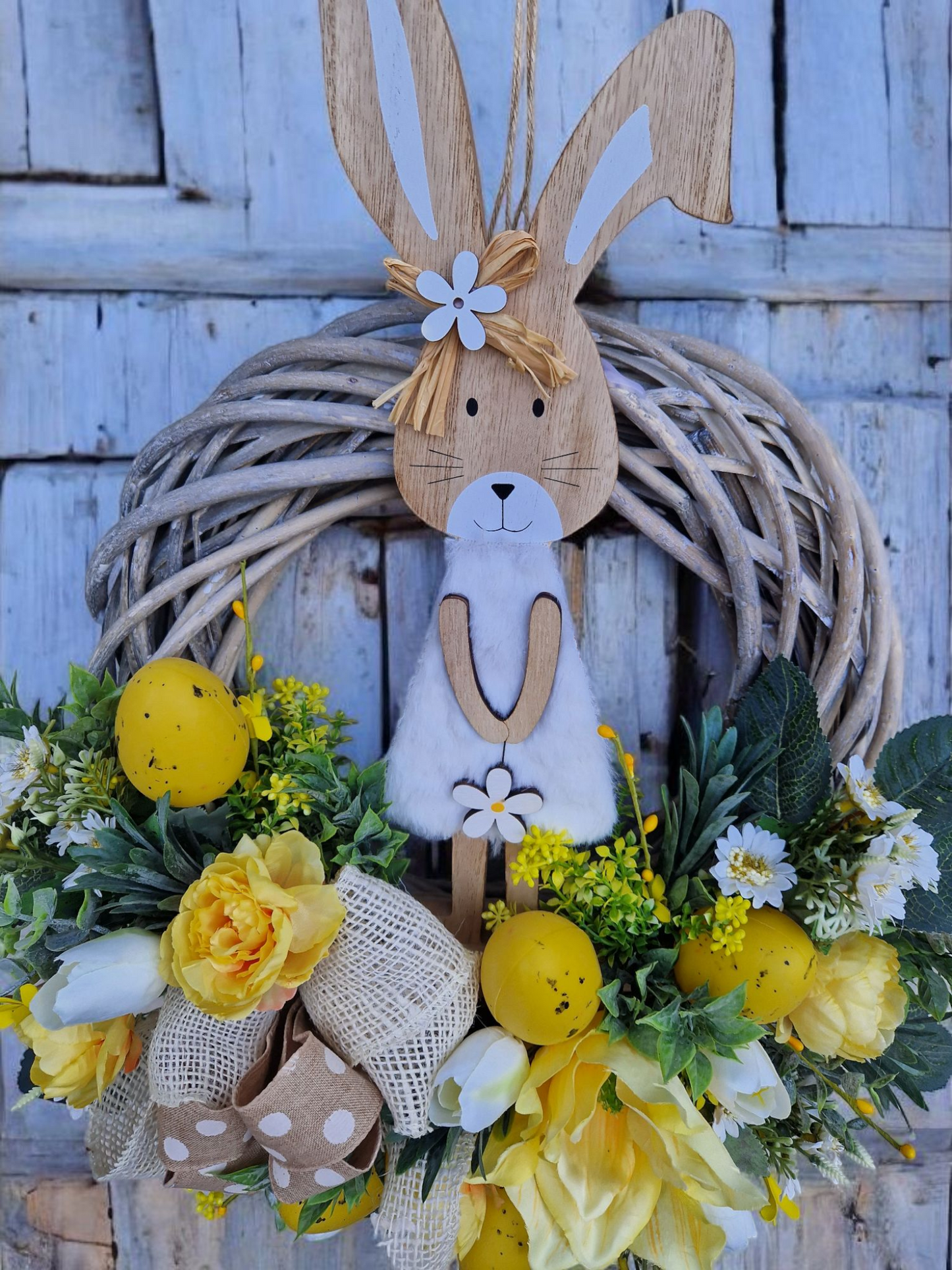 Easter door wreath