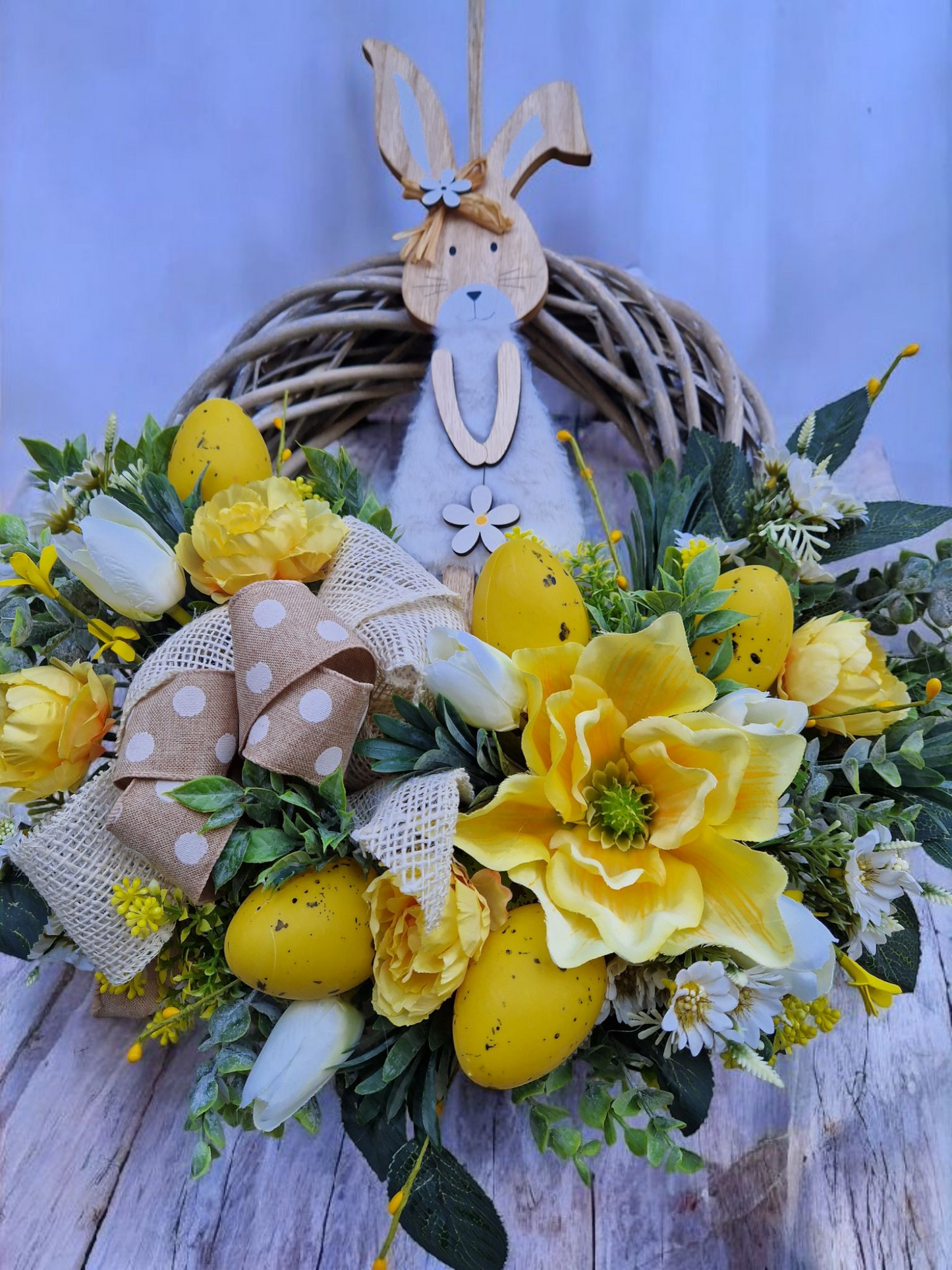 Easter door wreath