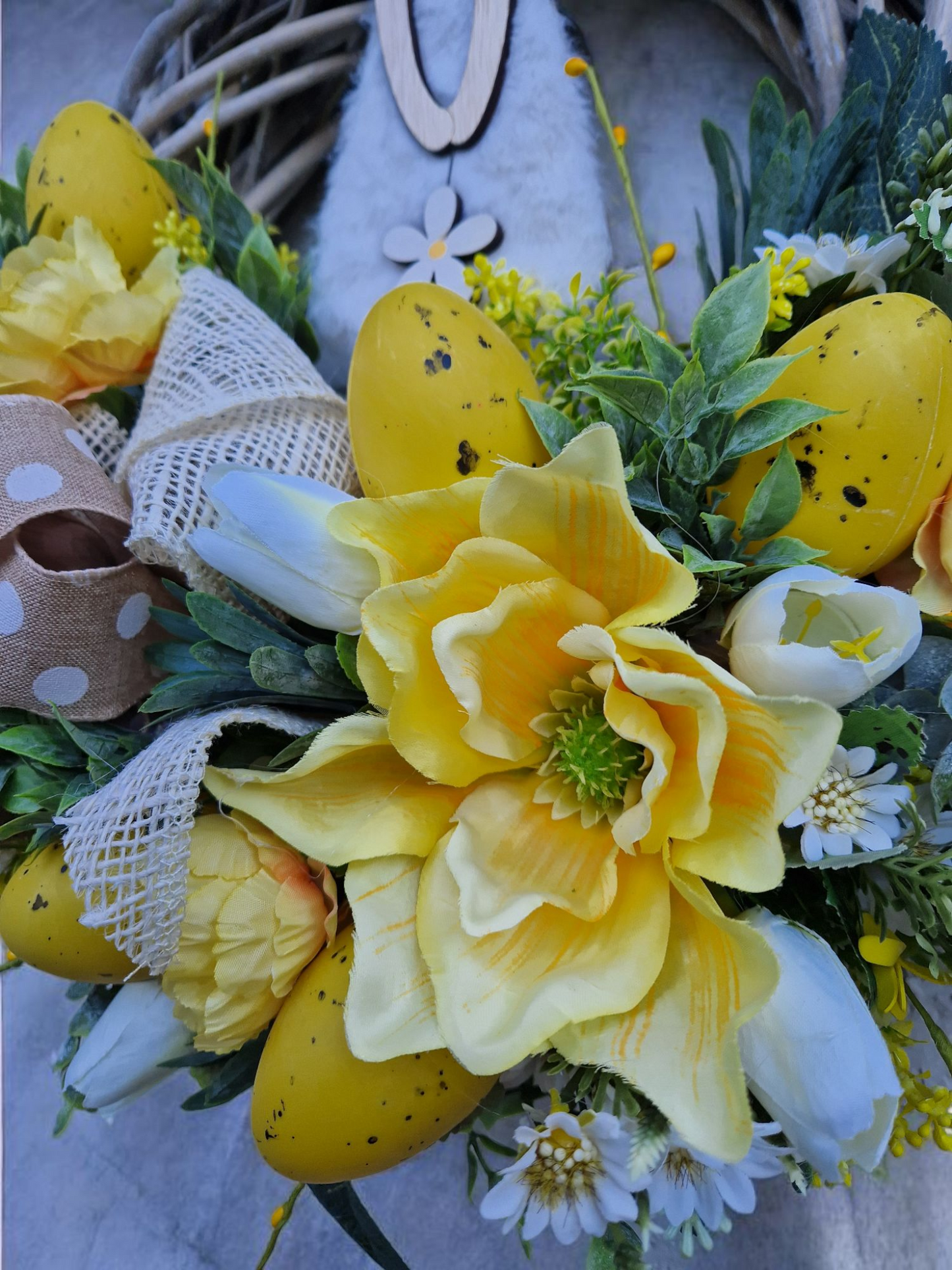 Easter door wreath