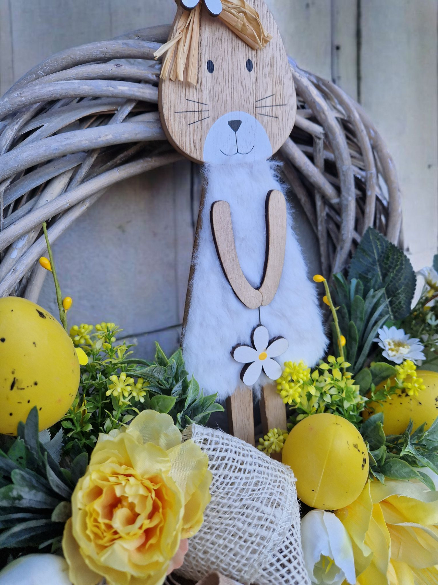 Easter door wreath