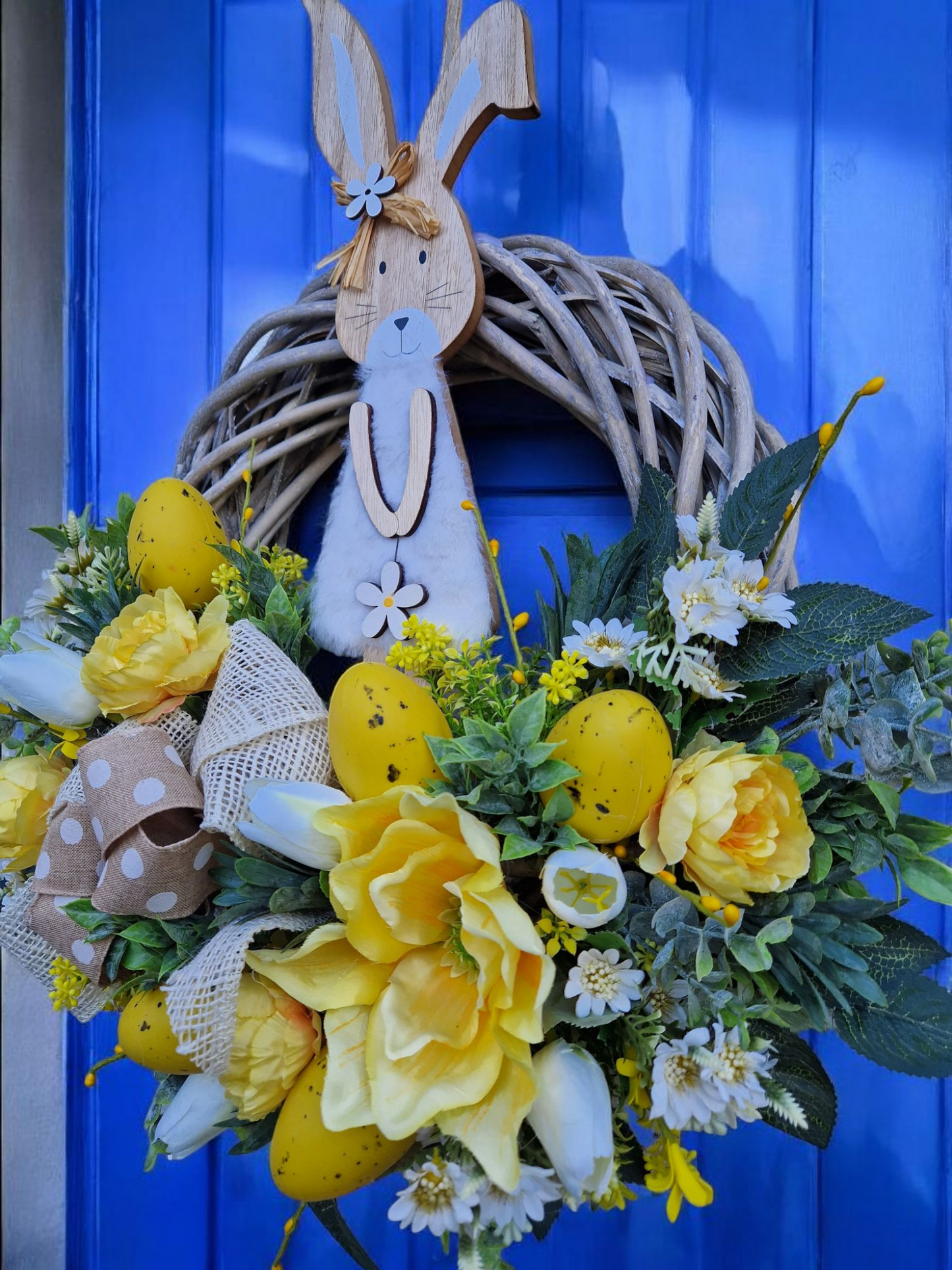 Easter door wreath