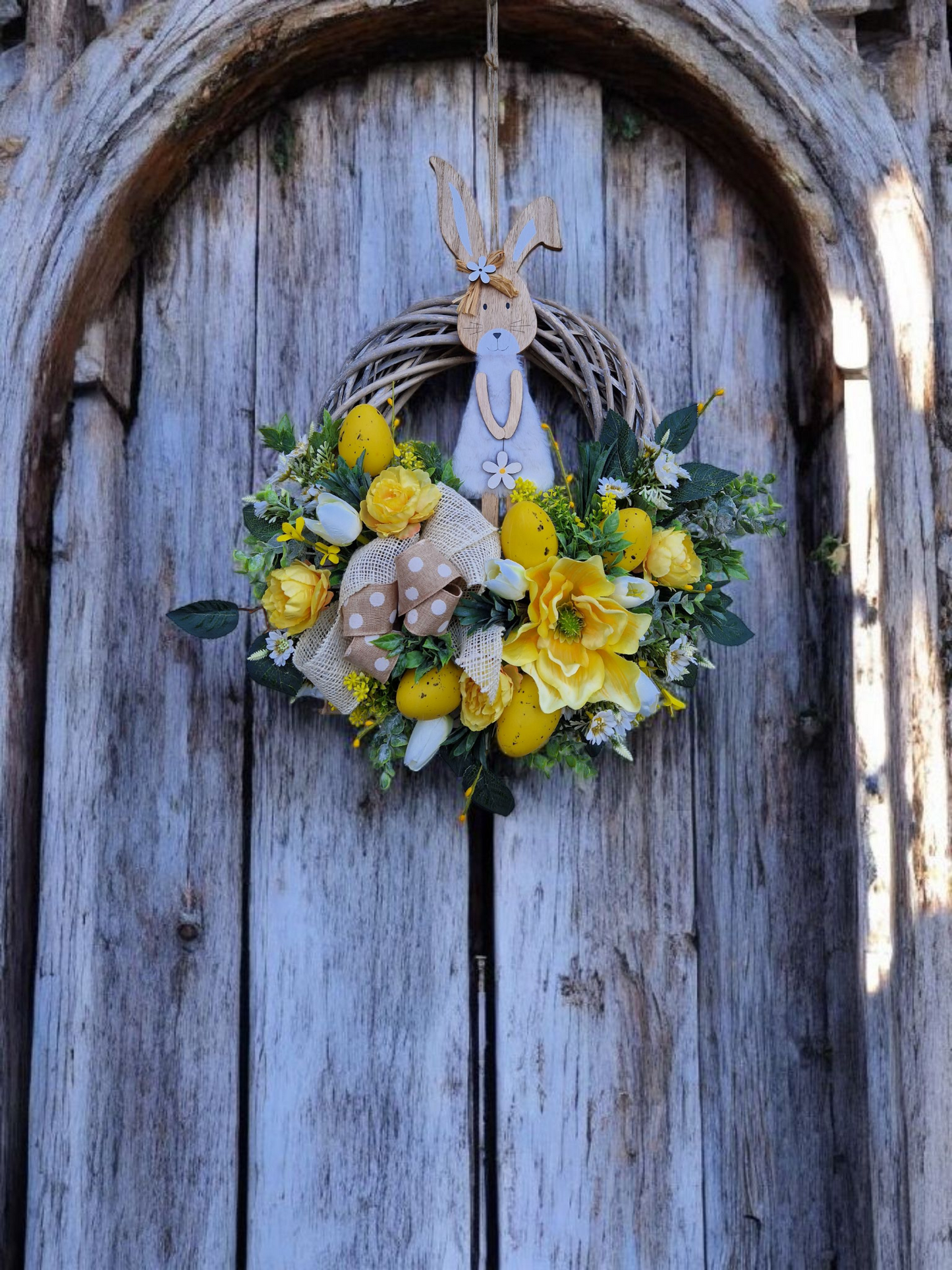 Easter door wreath