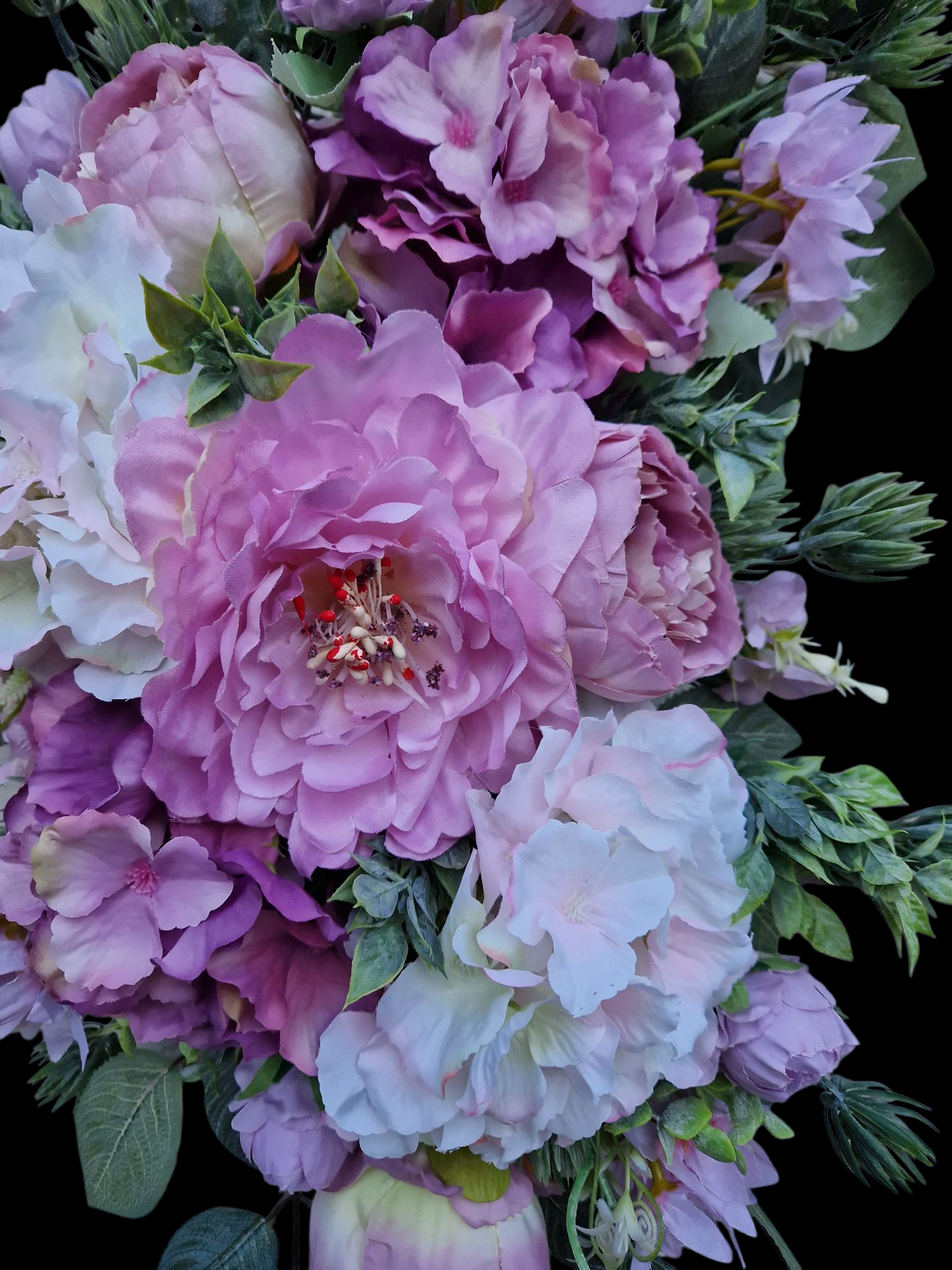 Floral door wreath