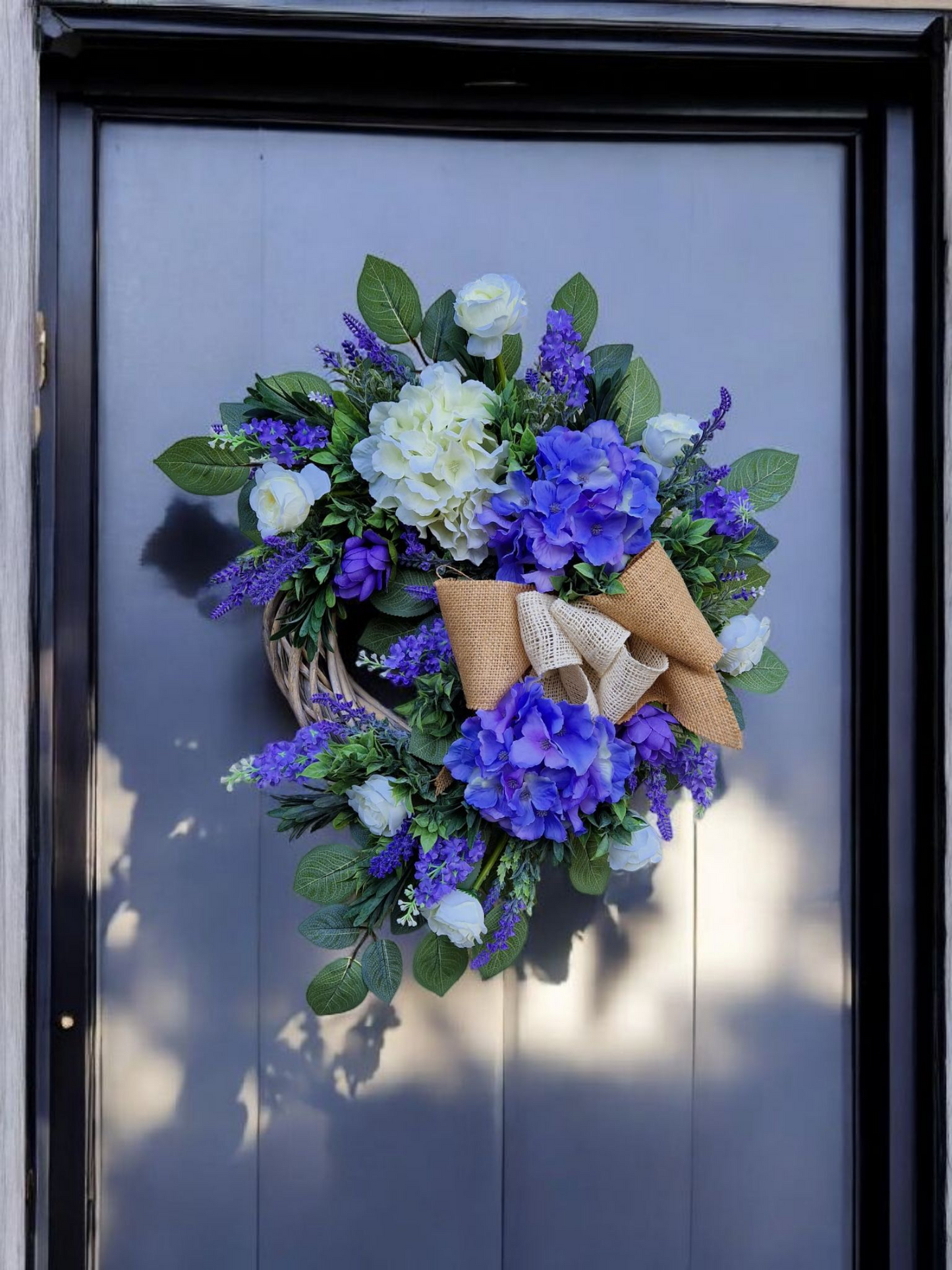 Flower door wreath