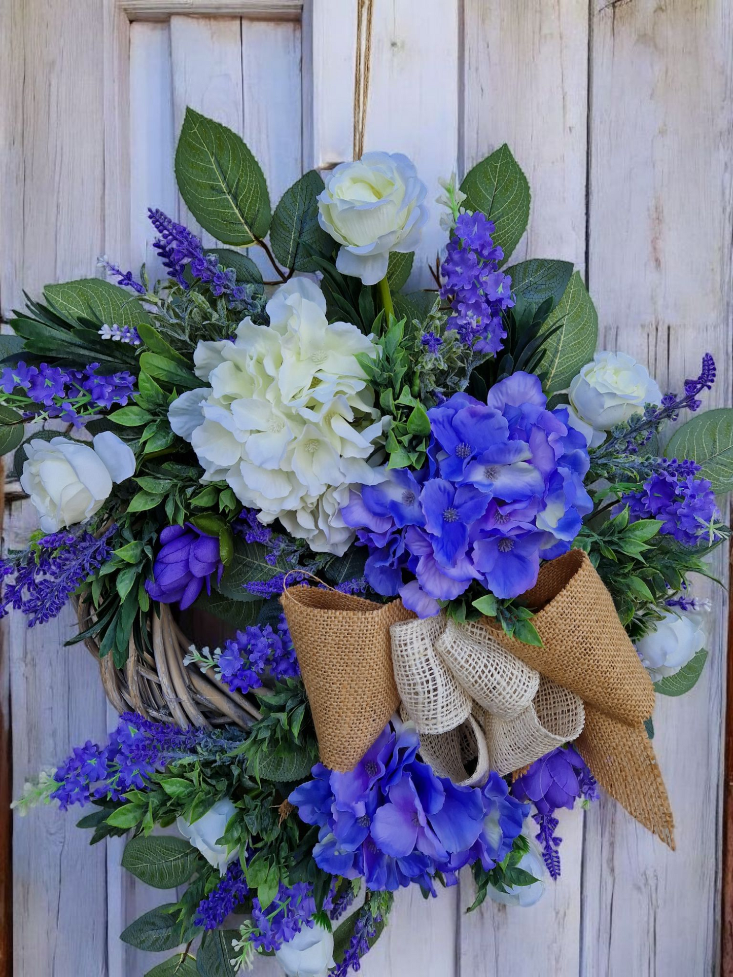 Flower door wreath
