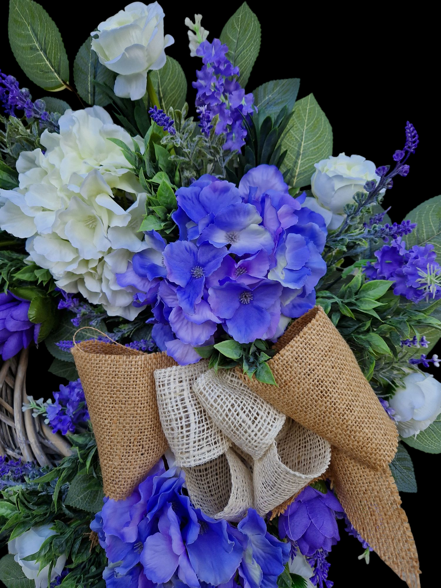 Flower door wreath