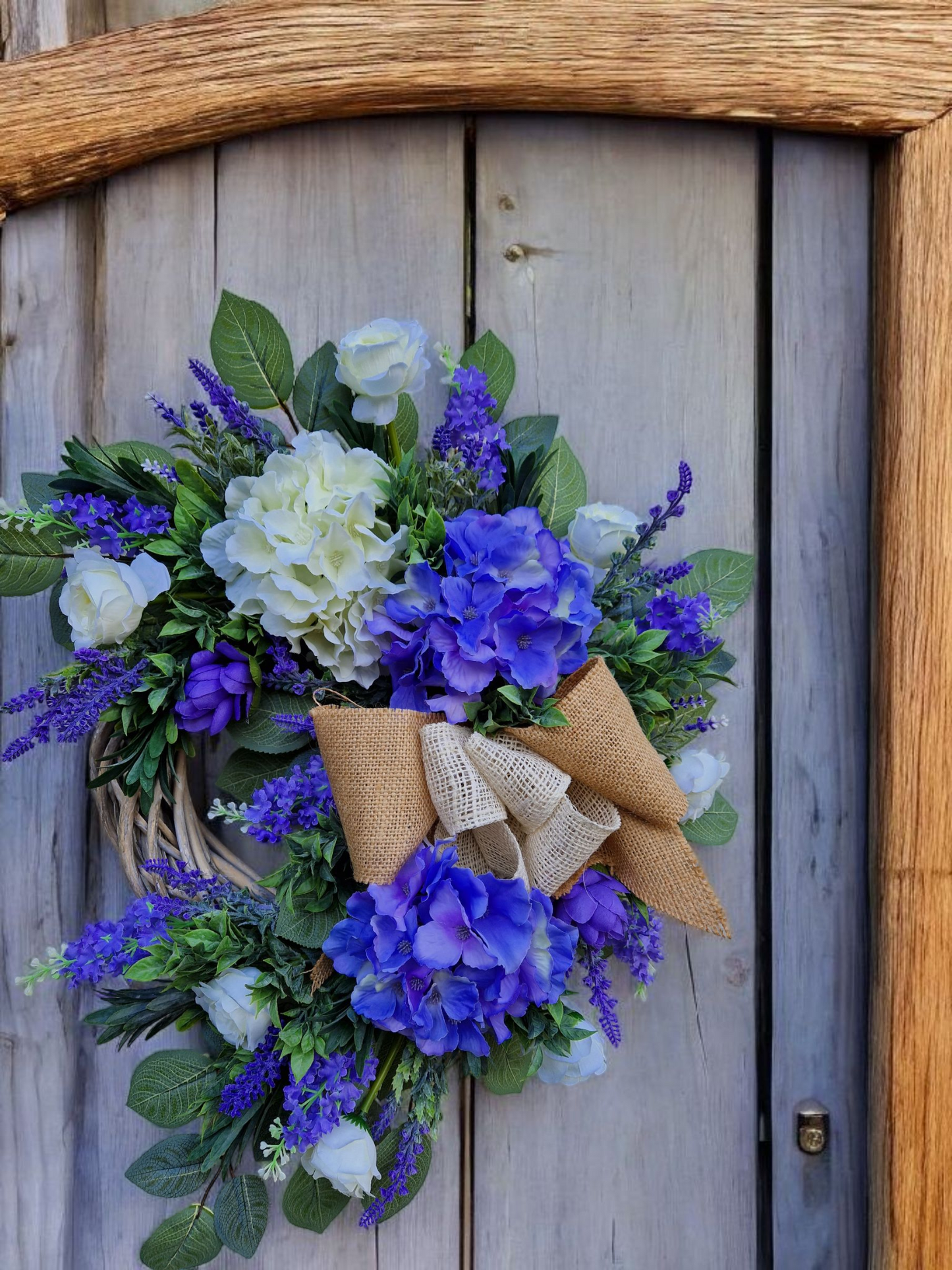 Flower door wreath