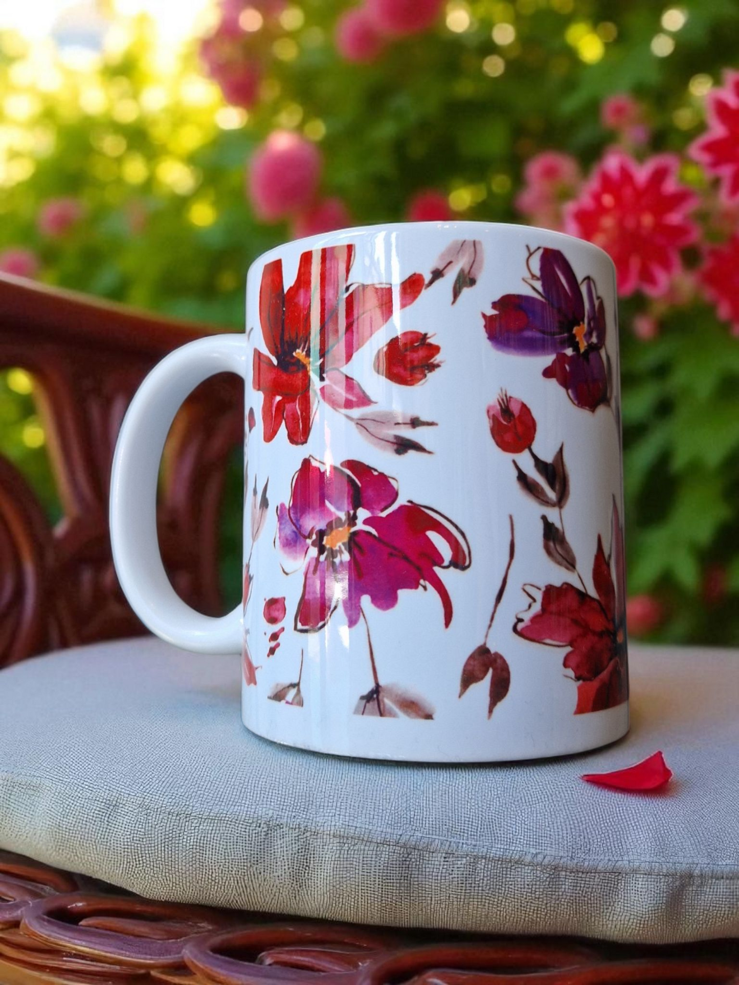 Floral mug
