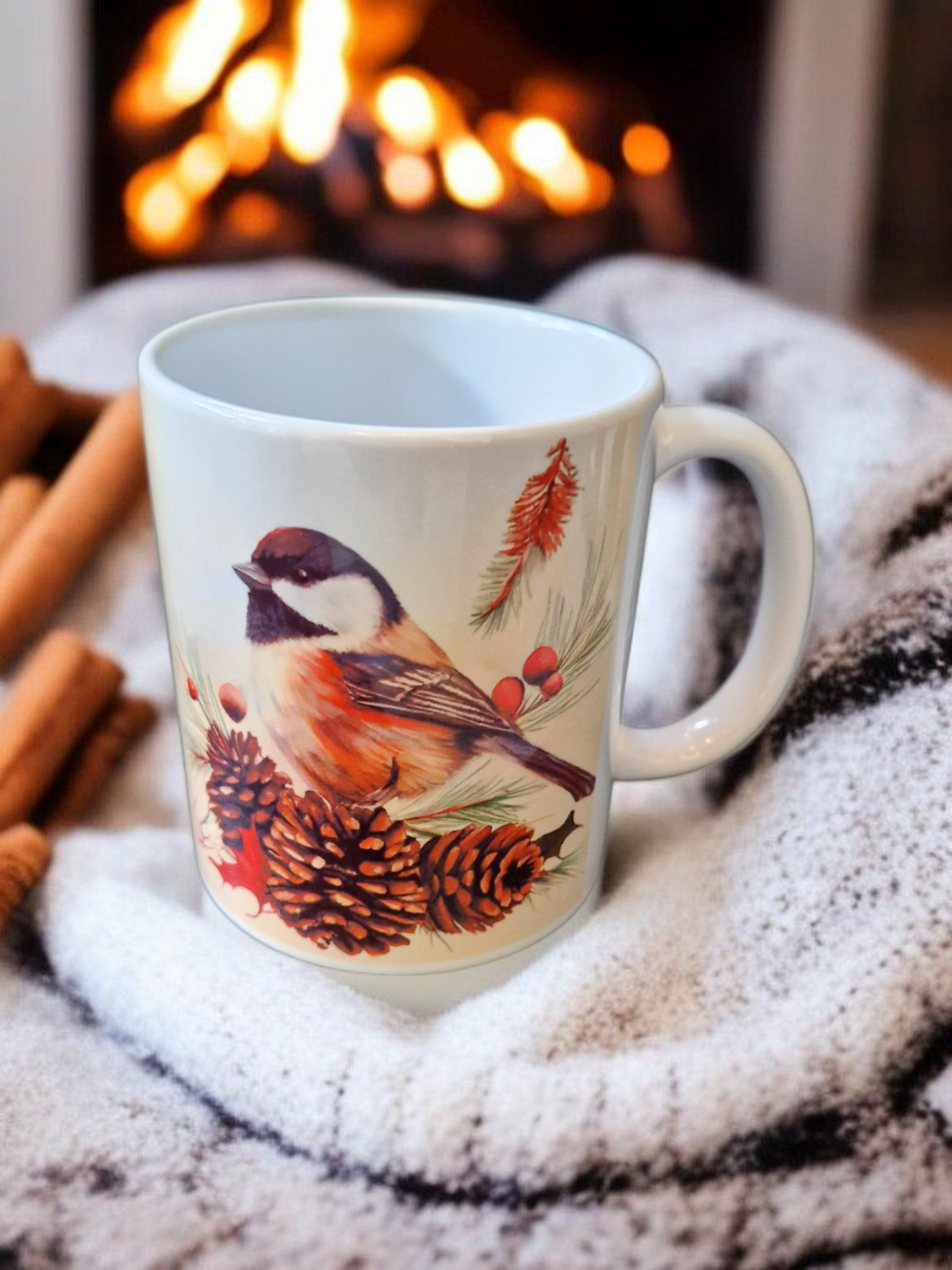 Christmas Cardinal gift mug