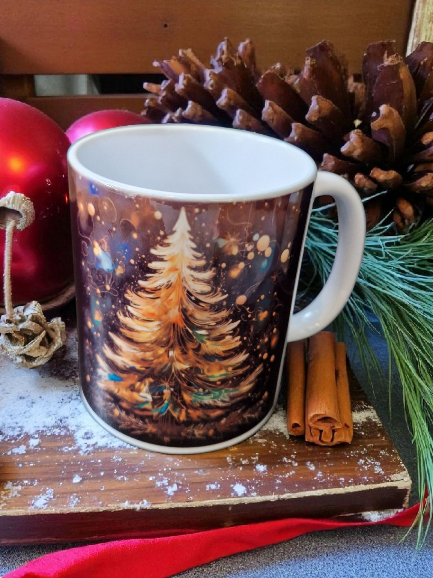Christmas tree mug