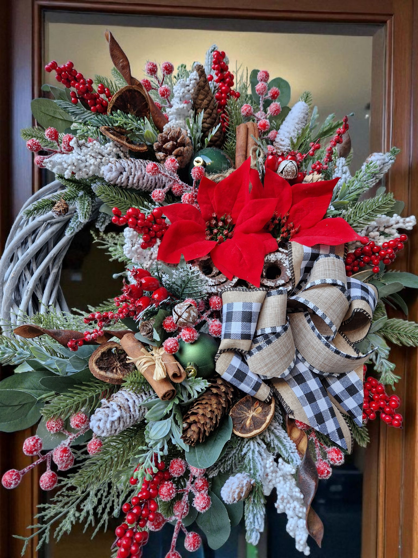 Christmas door wreath