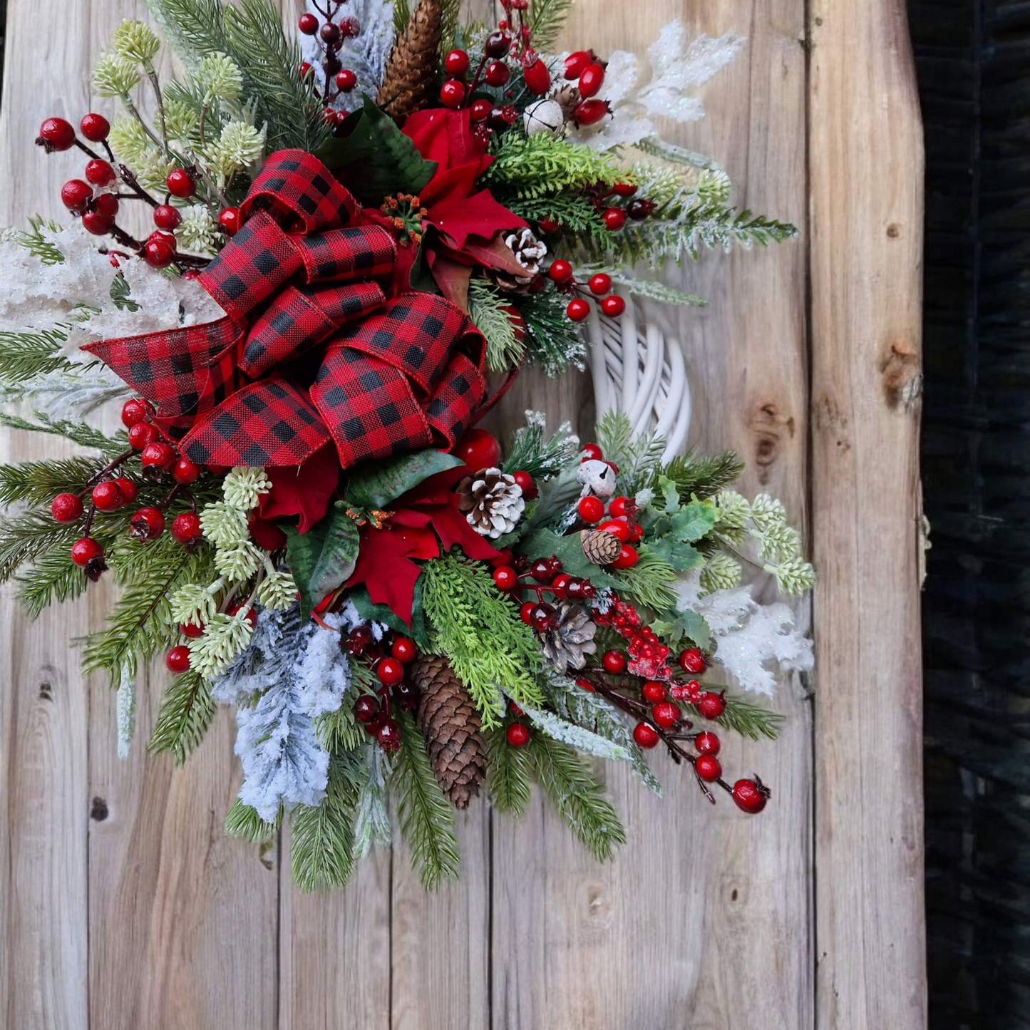 Christmas door wreath