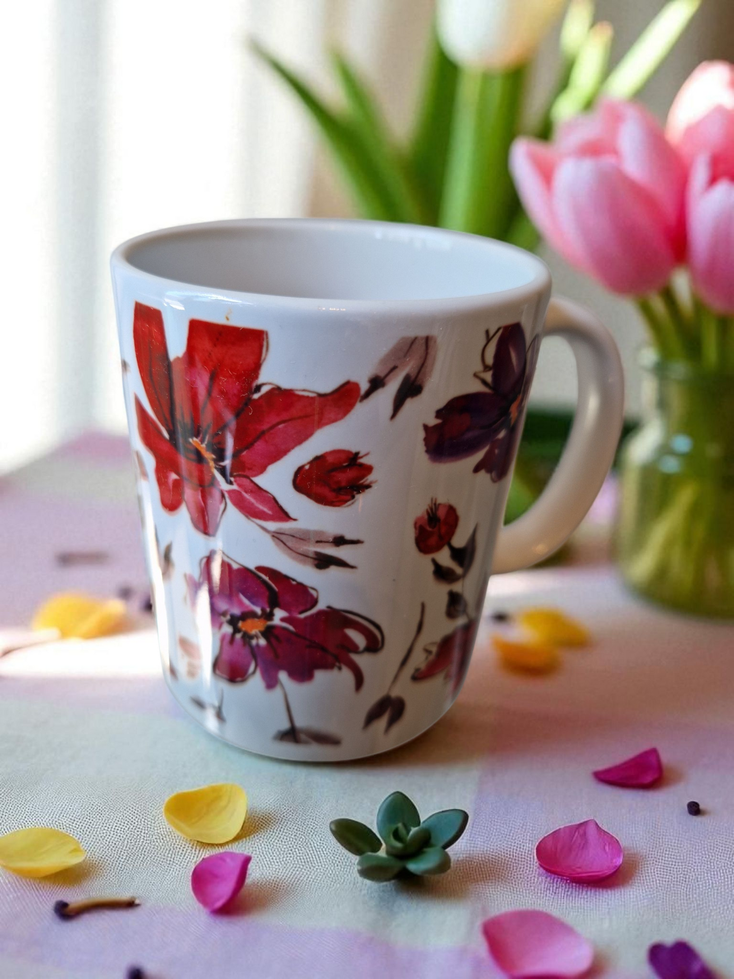 Floral mug