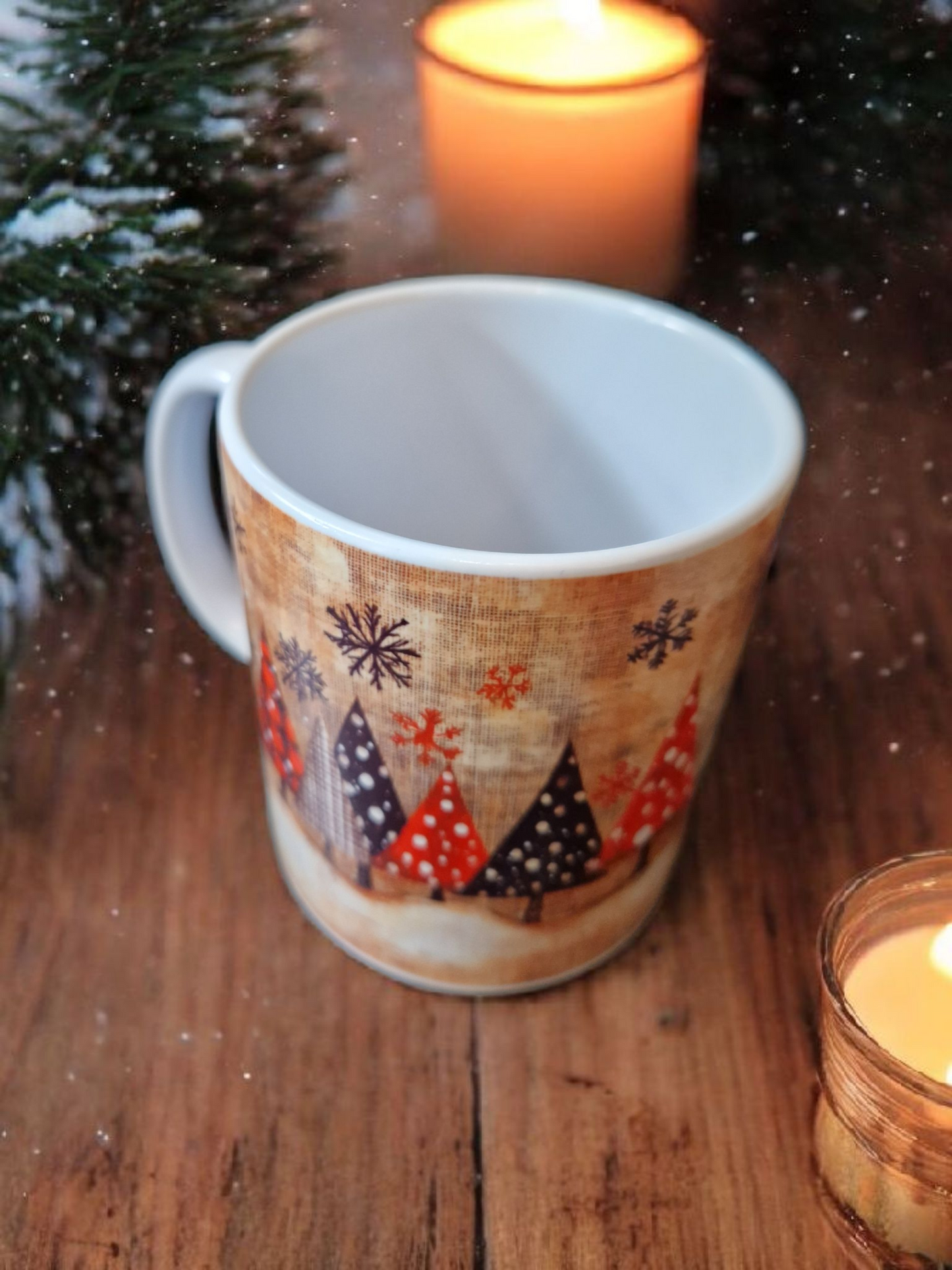 Christmas motif mug