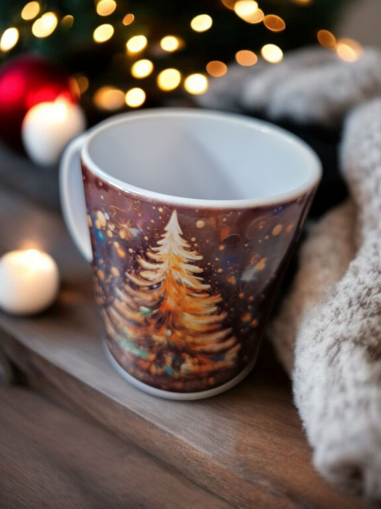 Christmas tree mug