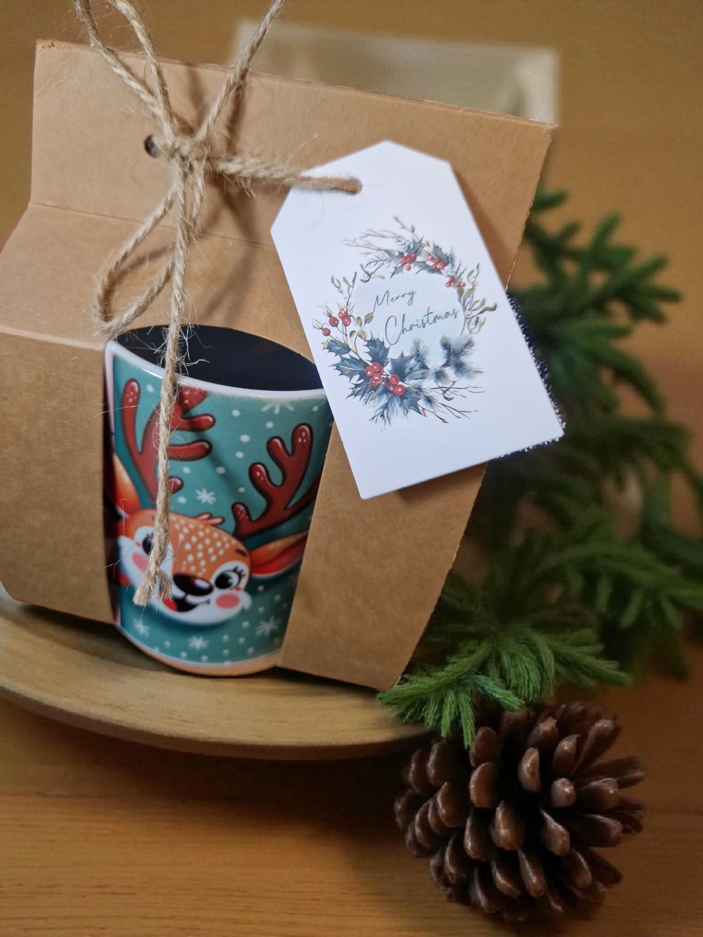 Funny Deer Christmas Mug