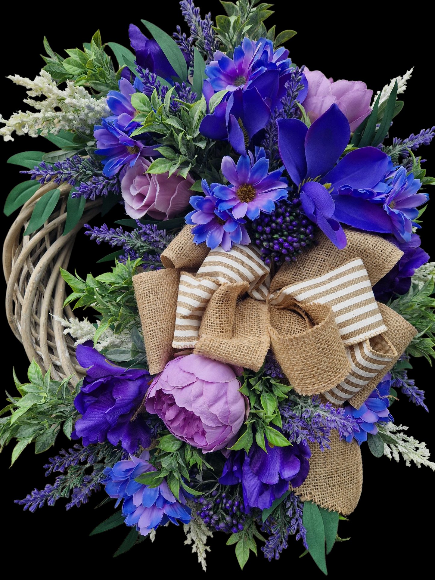 Flower door wreath