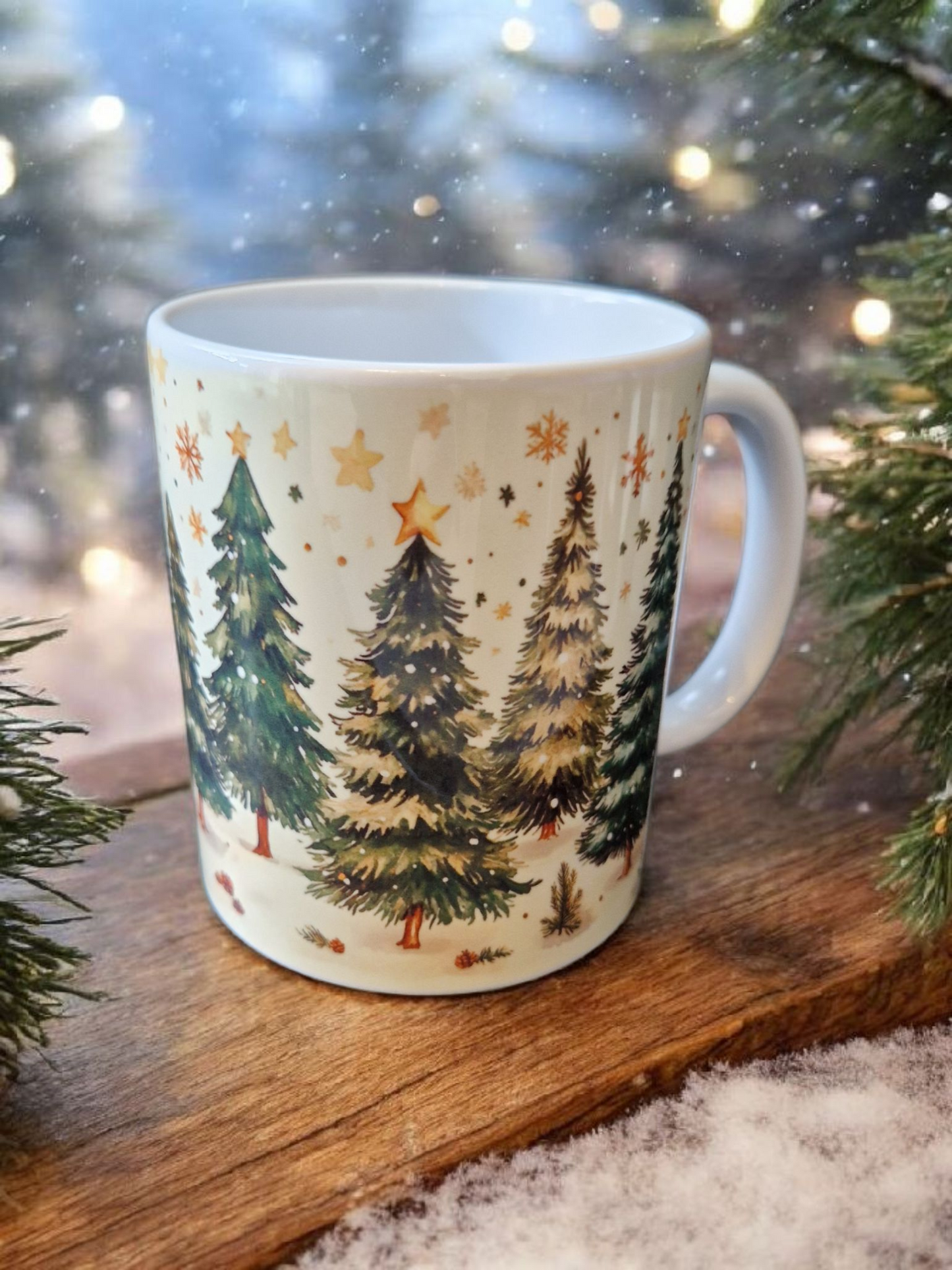 Christmas tree mug