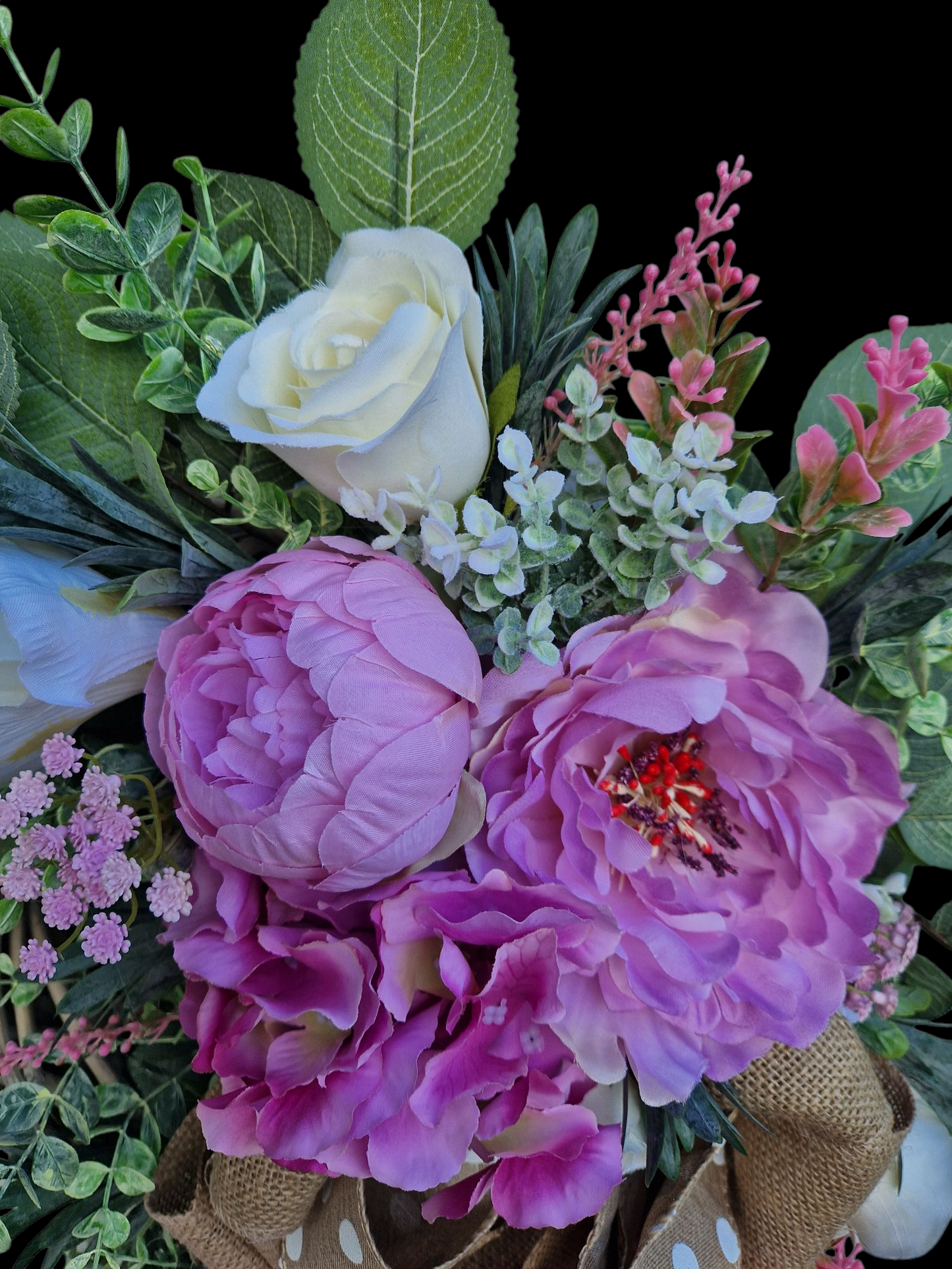 Flower door wreath