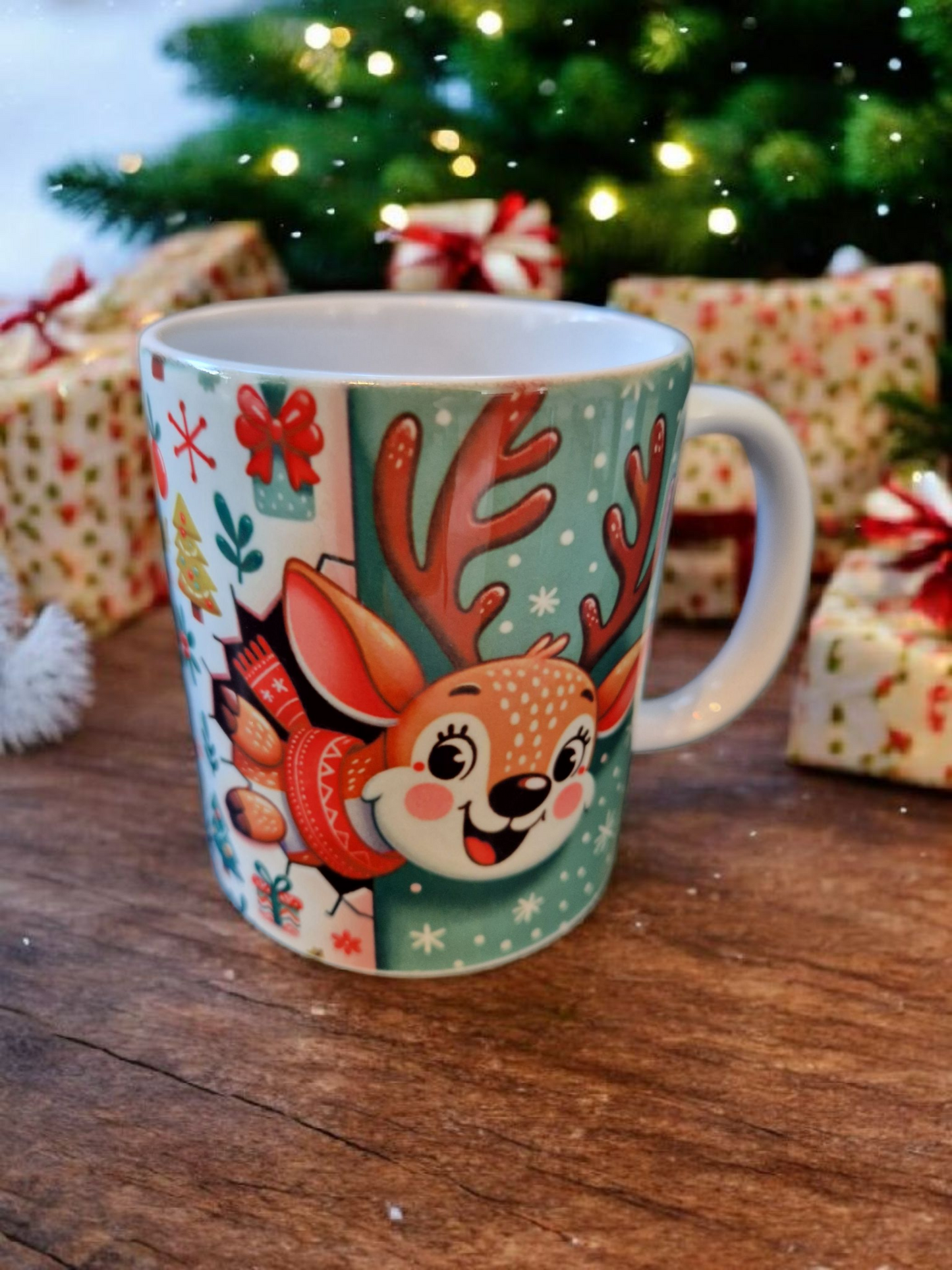 Funny Deer Christmas Mug