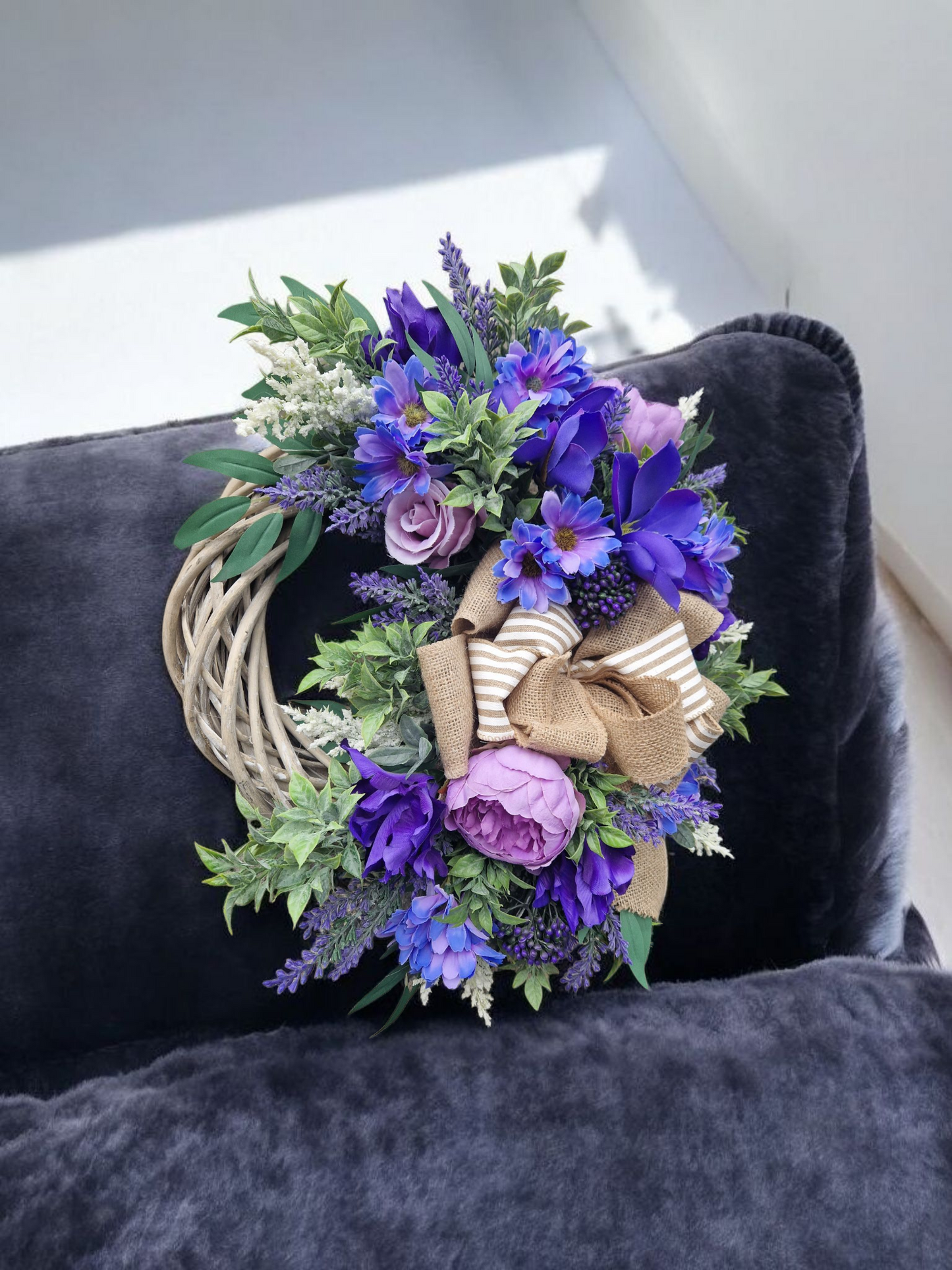 Flower door wreath