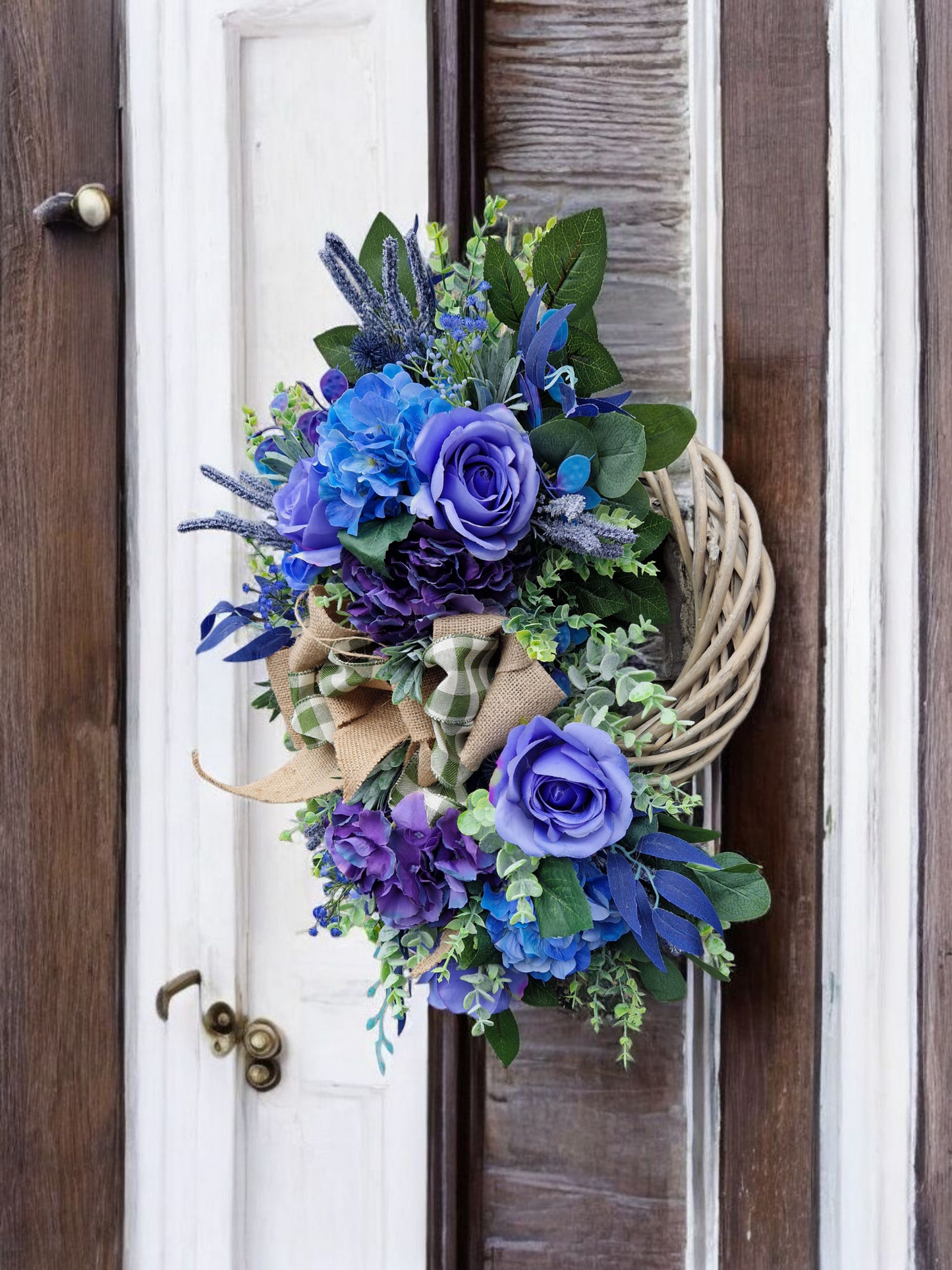 Flower door wreath