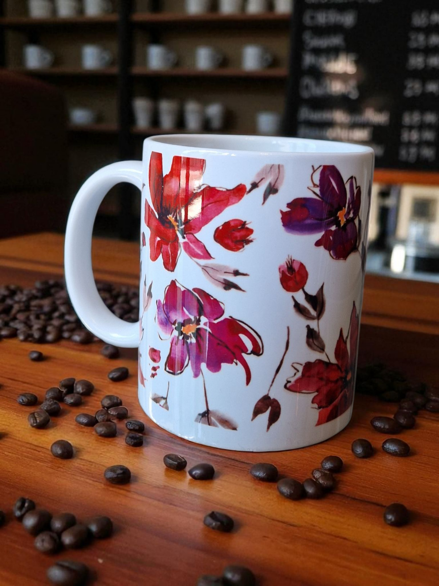 Floral mug