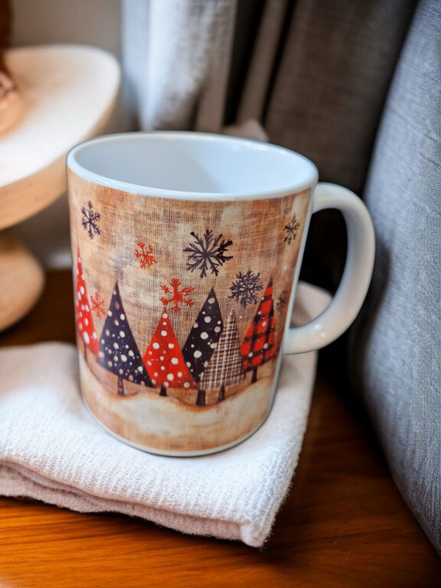 Christmas motif mug