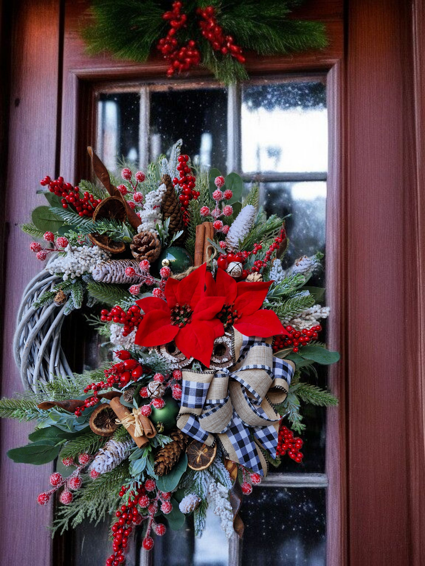 Christmas door wreath