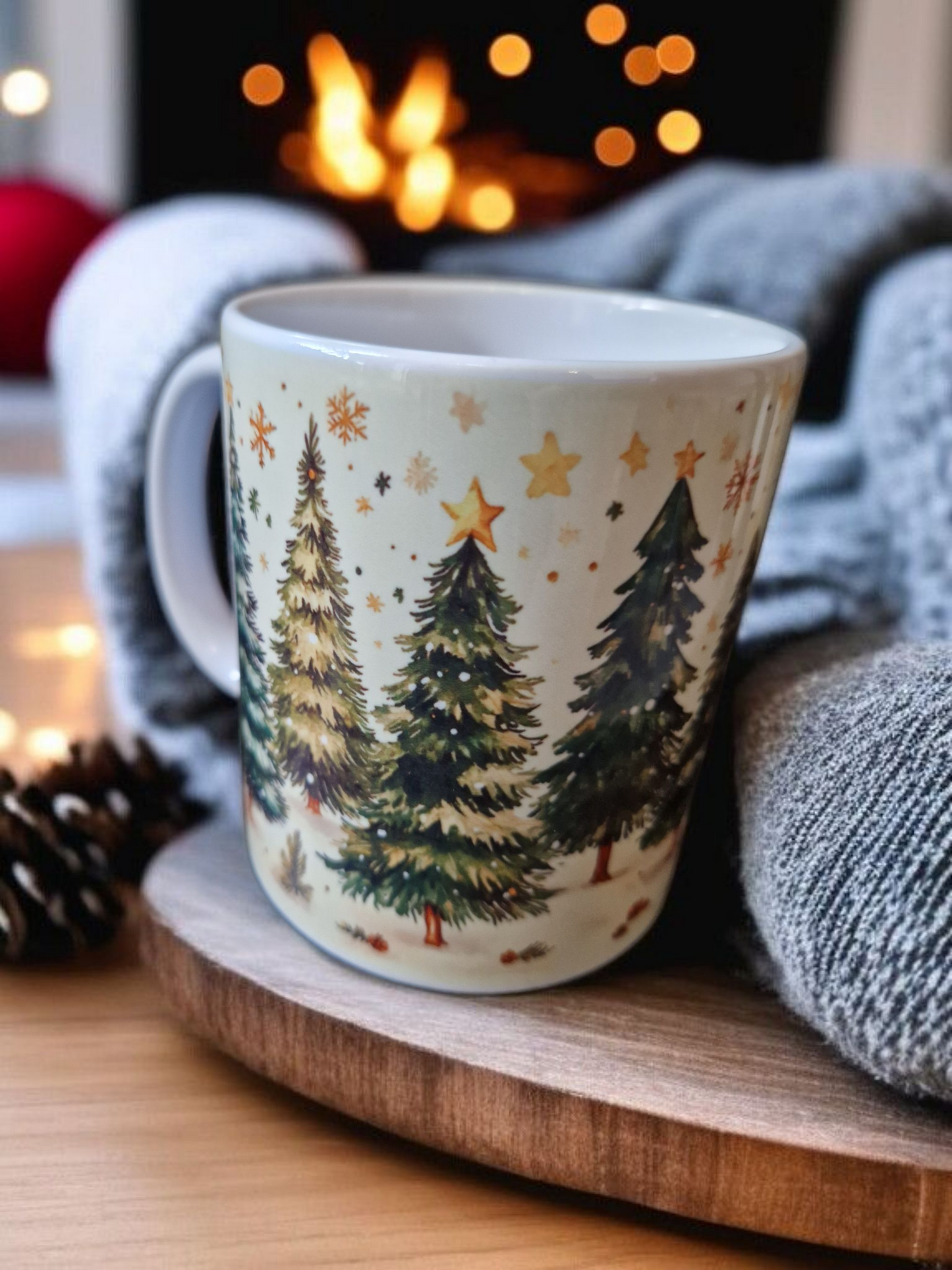 Christmas tree mug