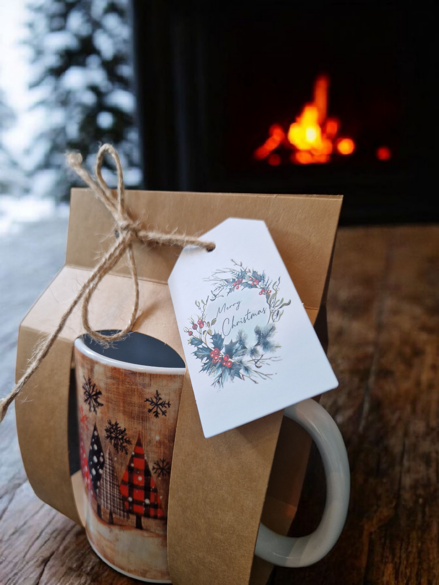Christmas motif mug