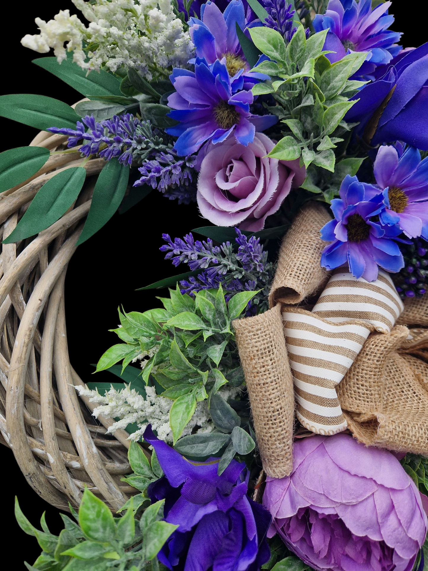 Flower door wreath