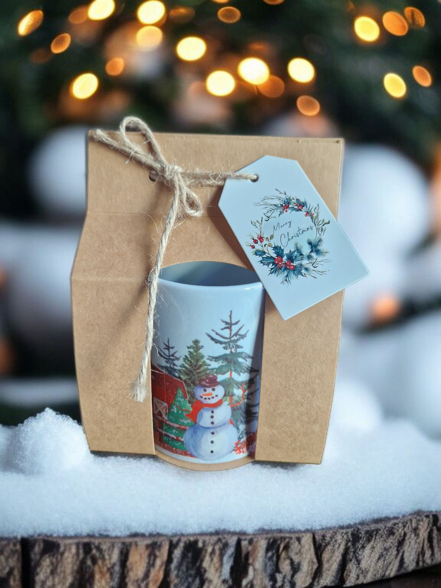 Christmas scene mug