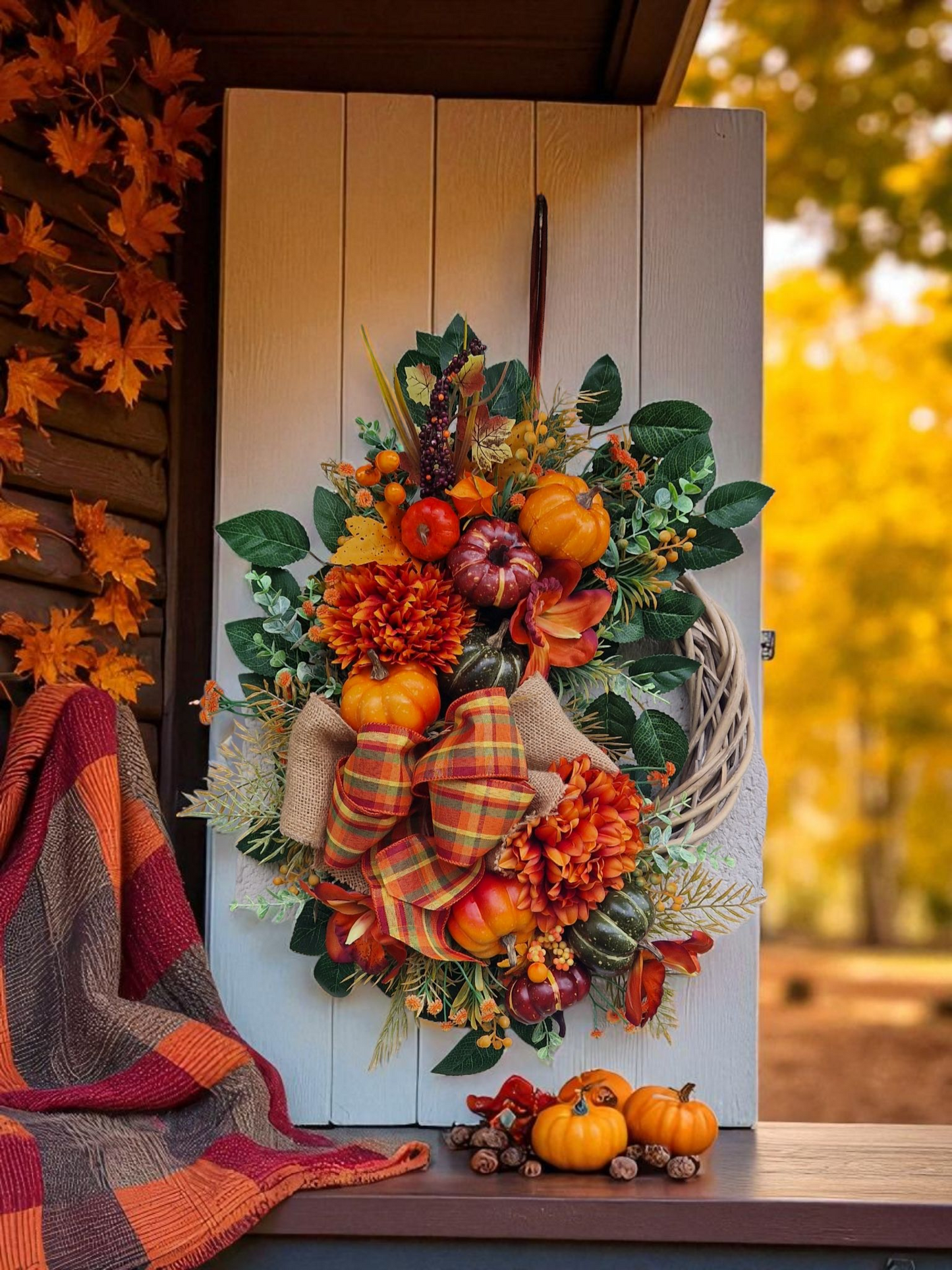 Autumn Door Wreath