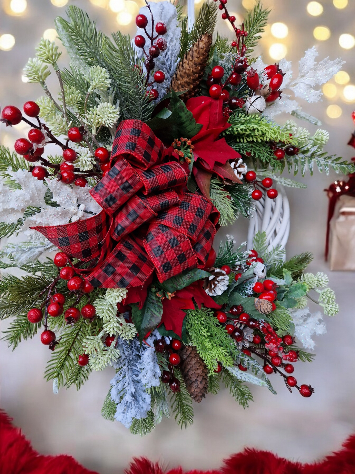 Christmas door wreath