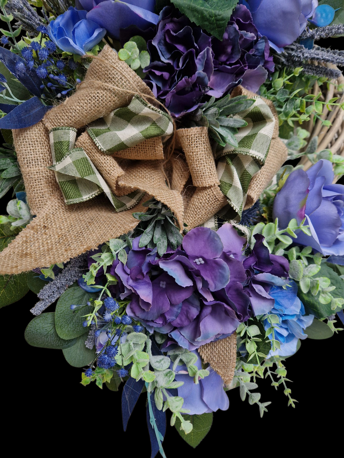 Flower door wreath