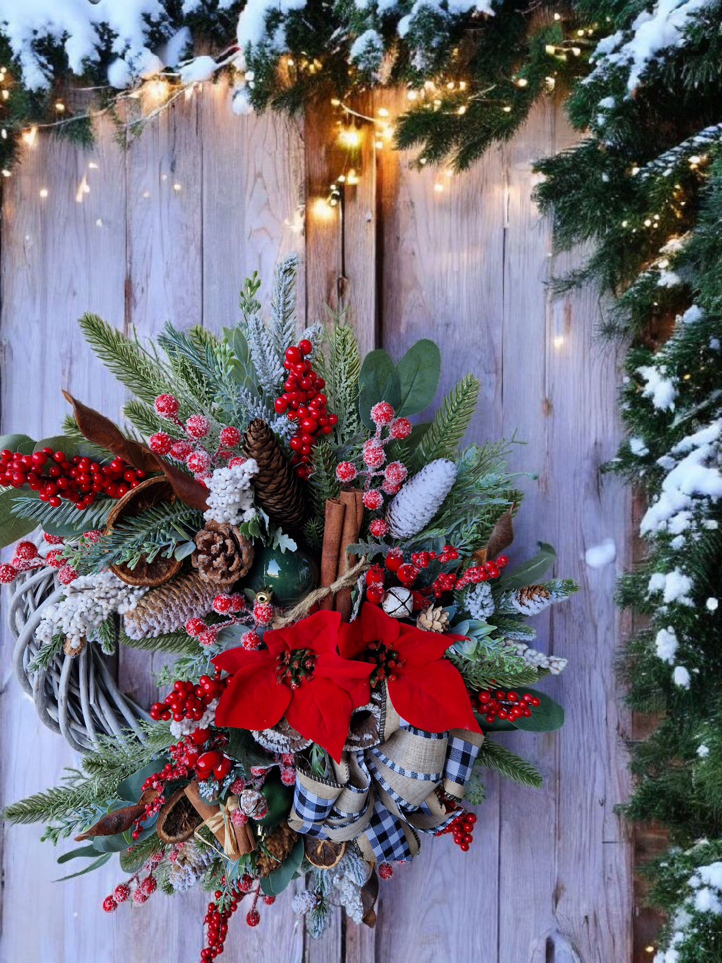 Christmas door wreath