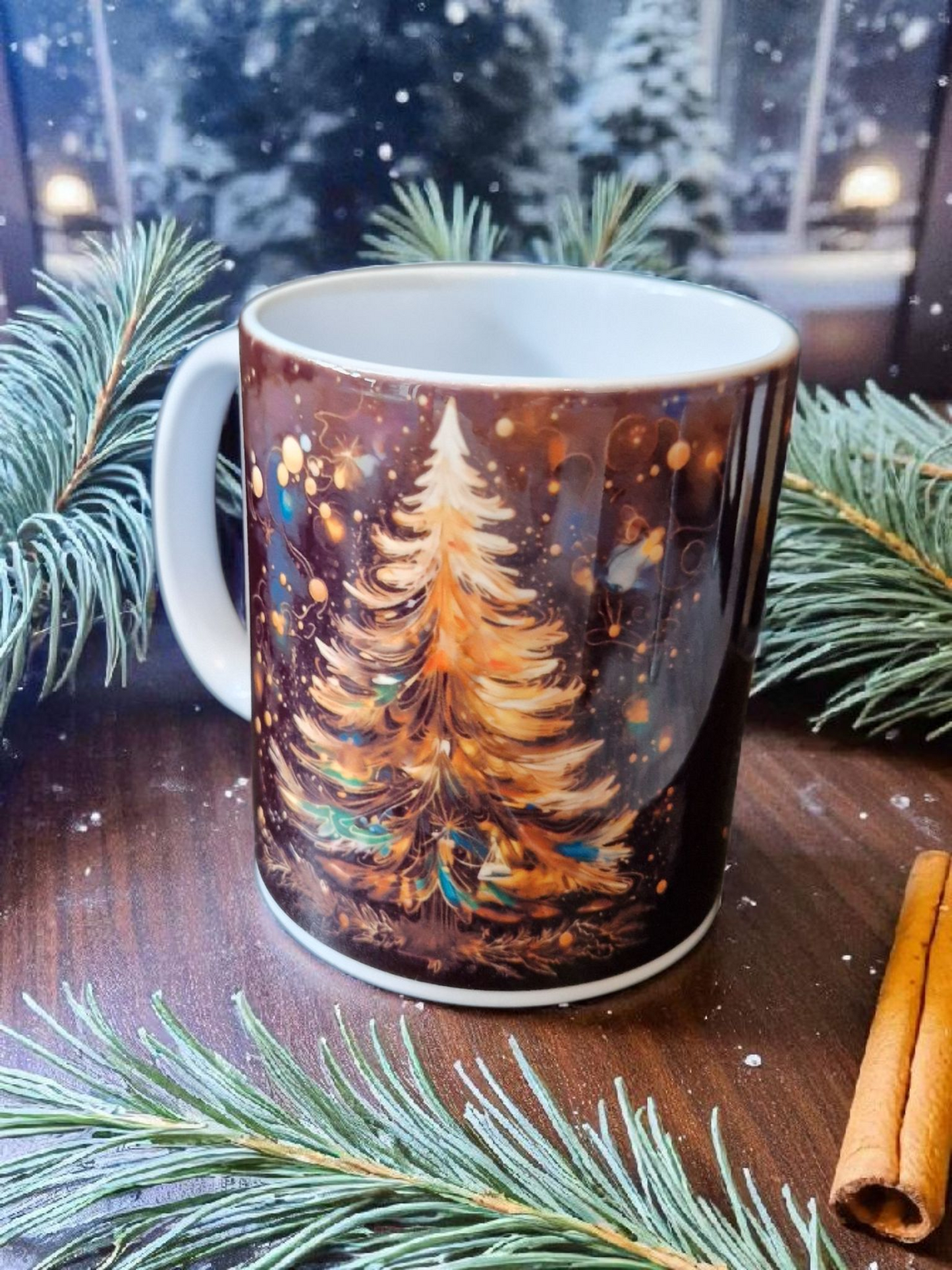Christmas tree mug