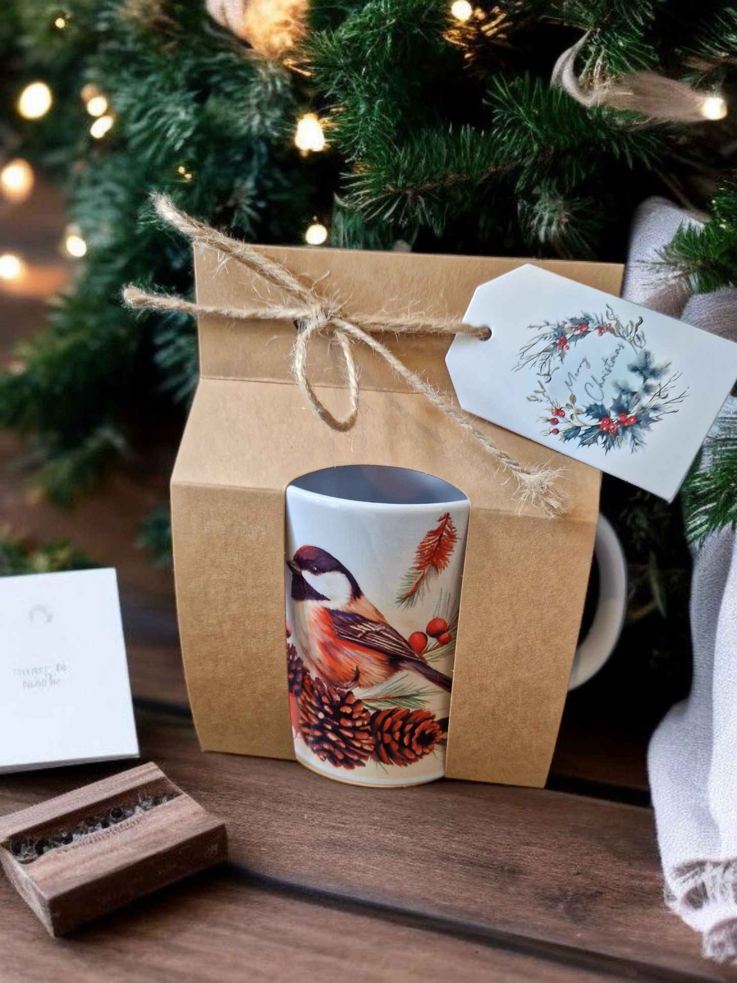 Christmas Cardinal gift mug