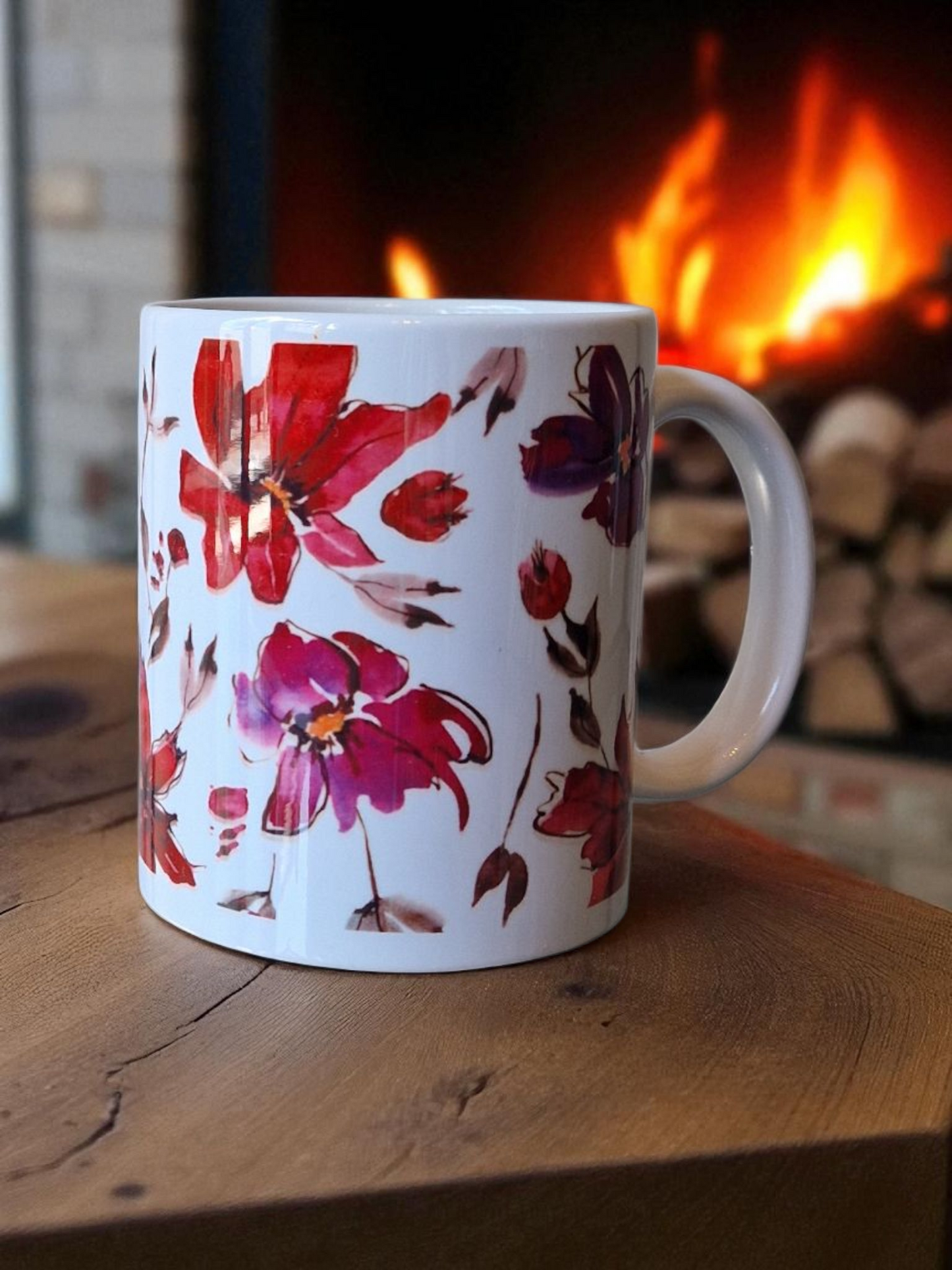Floral mug
