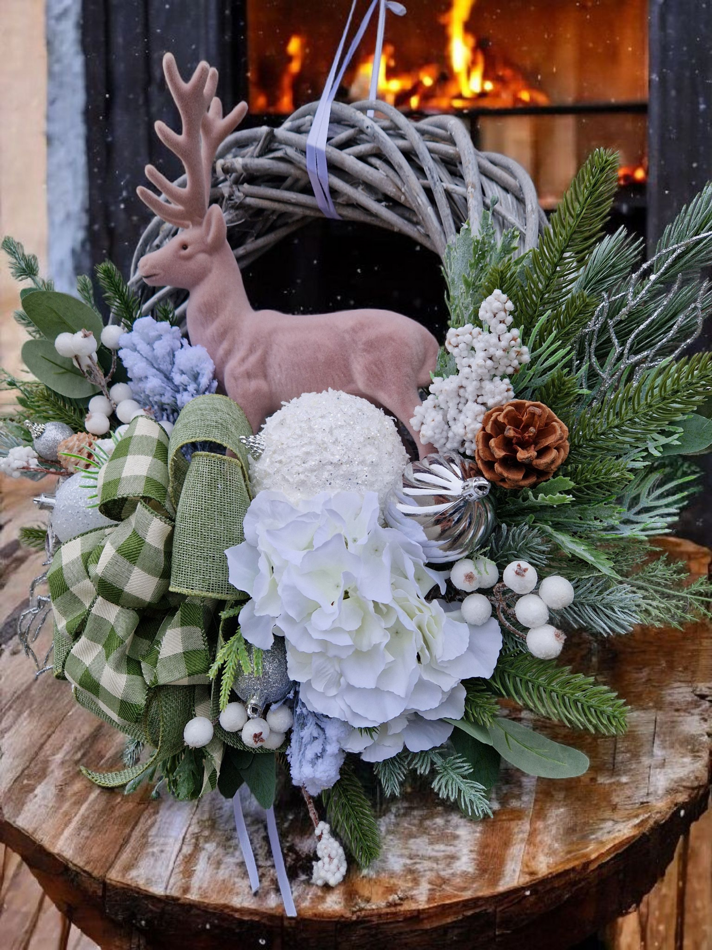 Christmas door wreath