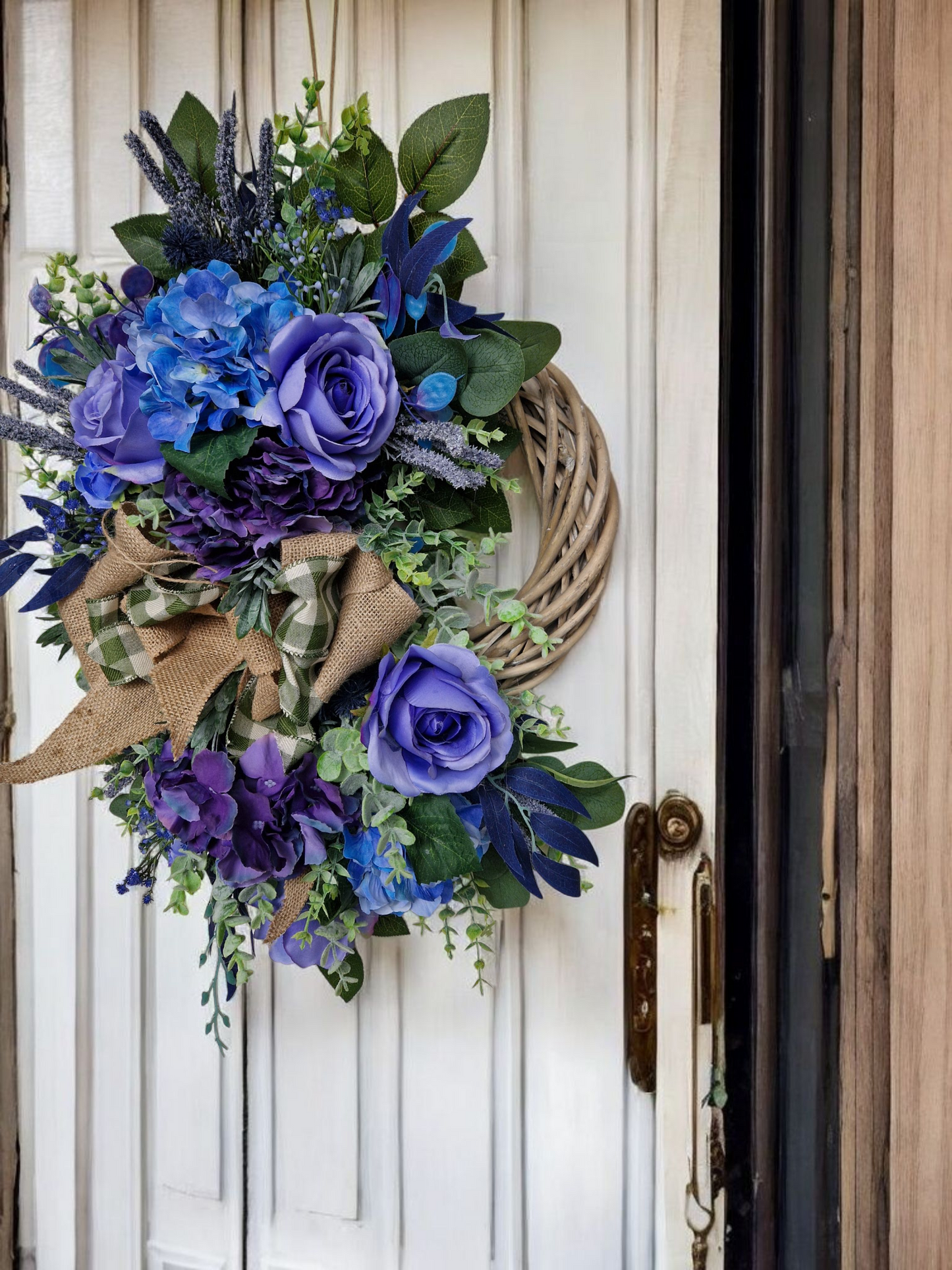 Flower door wreath